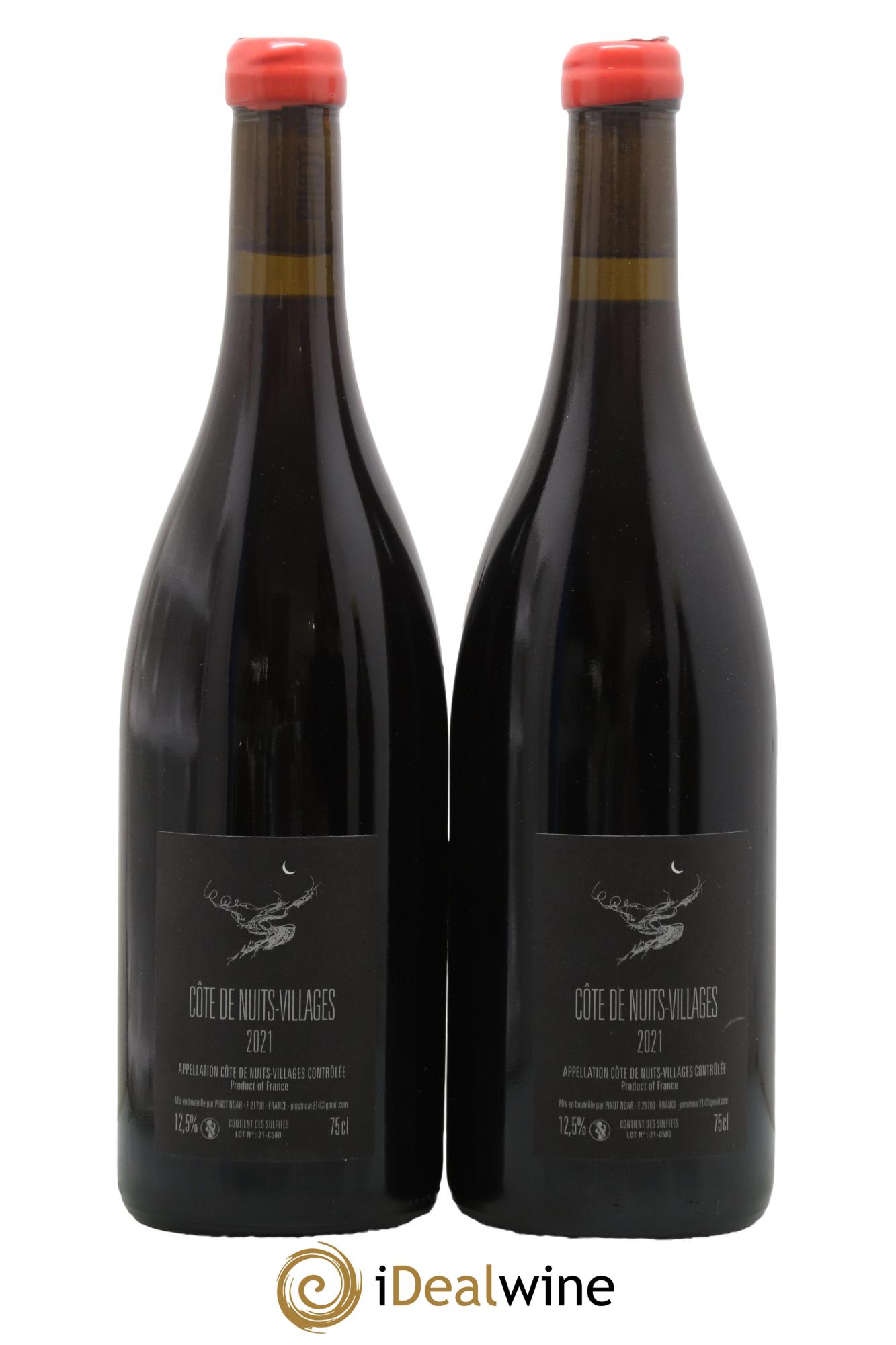 Côte de Nuits-Villages Arnaud Lopez 2021 - Lot of 2 bottles - 1