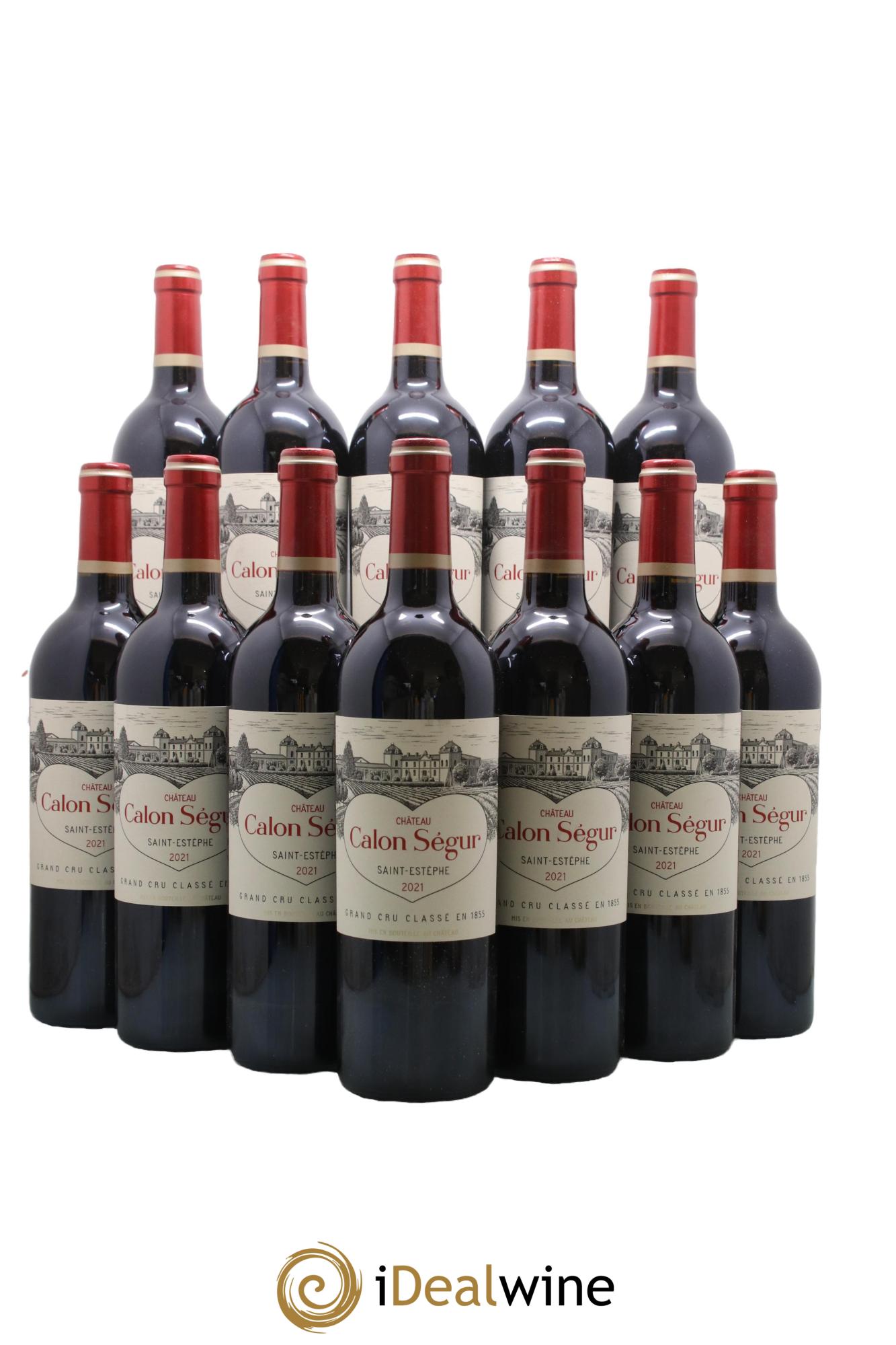 Château Calon Ségur 3ème Grand Cru Classé 2021 - Lot de 12 bouteilles - 0