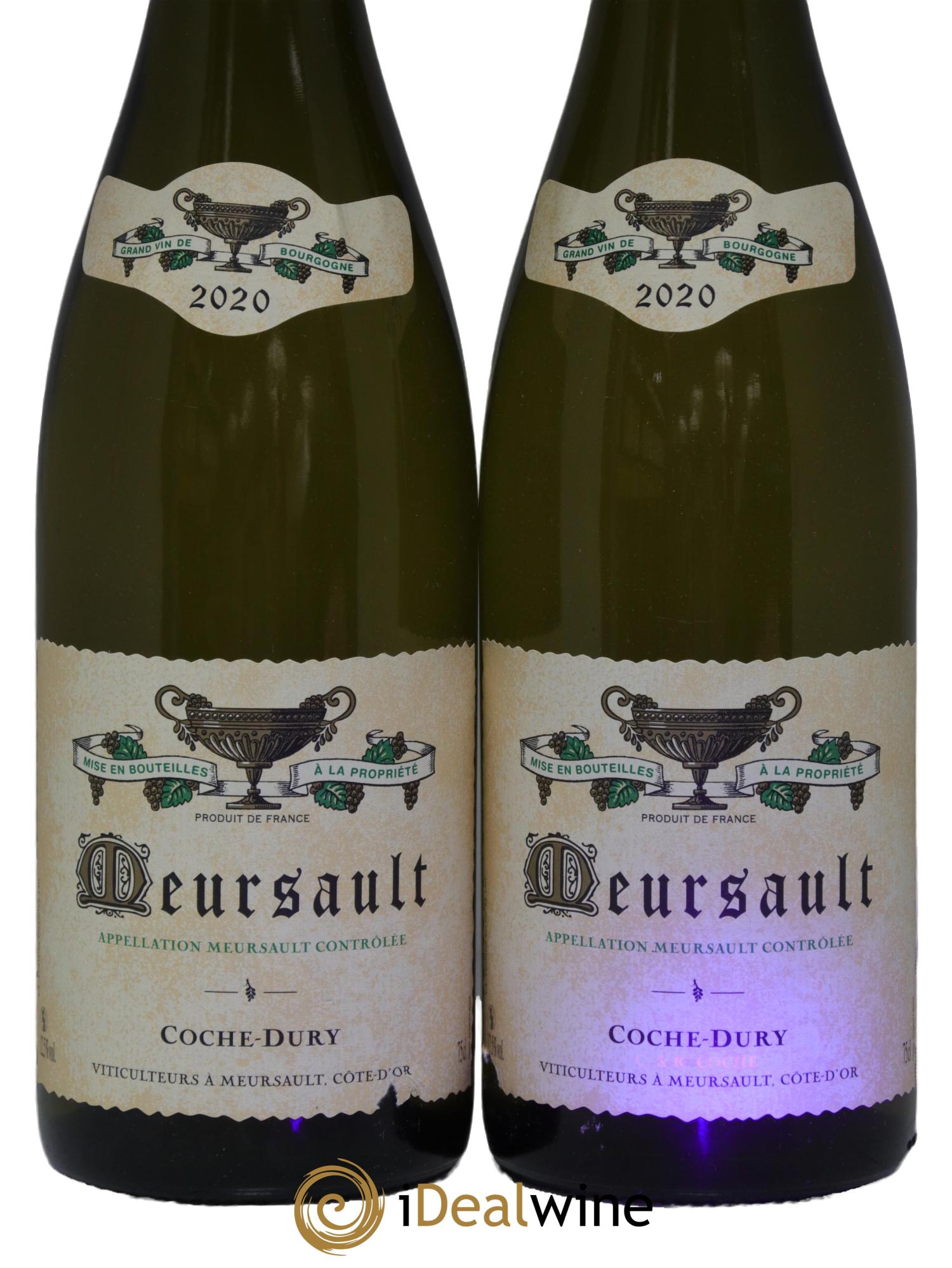 Meursault Coche Dury (Domaine) 2020 - Lot de 2 bouteilles - 1