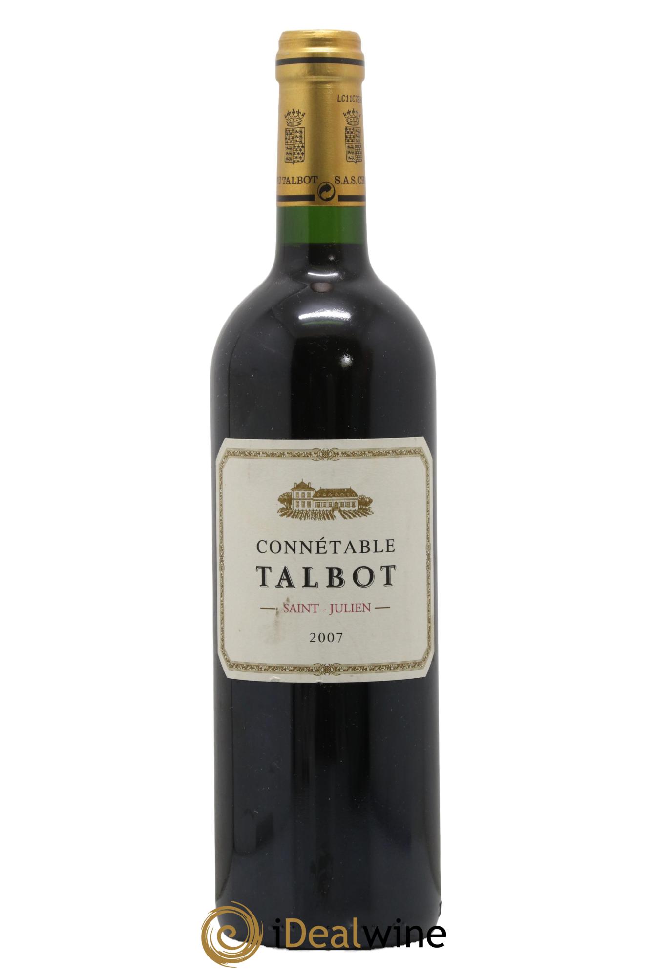 Connétable de Talbot Second Vin 2007 - Posten von 1 Flasche - 0