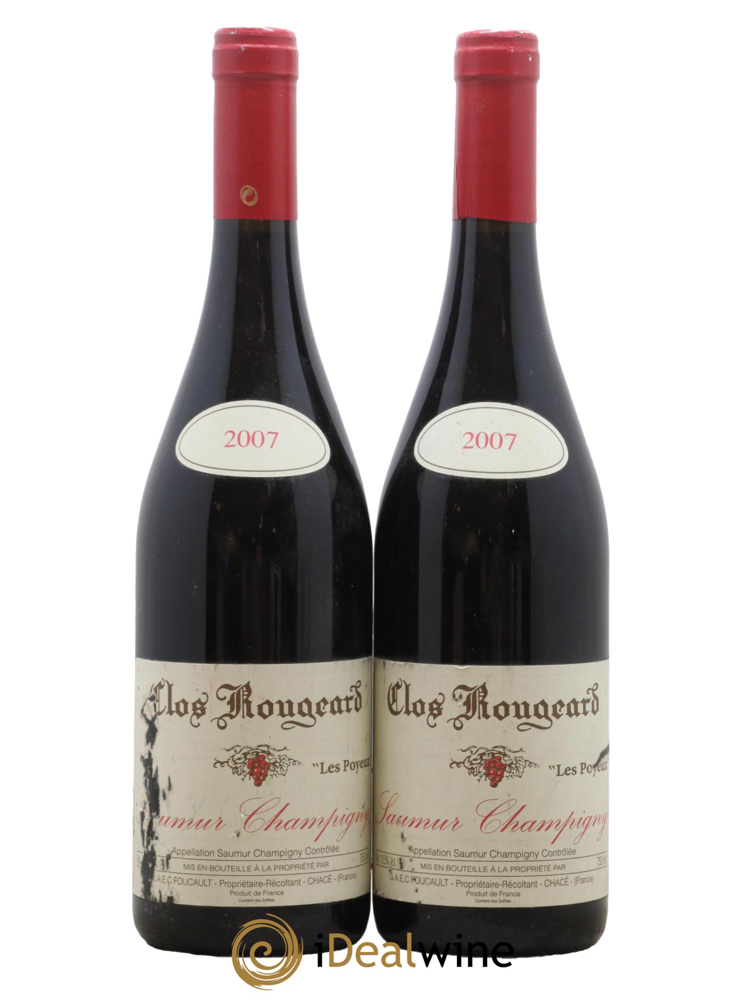 Saumur-Champigny Les Poyeux Clos Rougeard 2007 - Lot de 2 bouteilles - 0