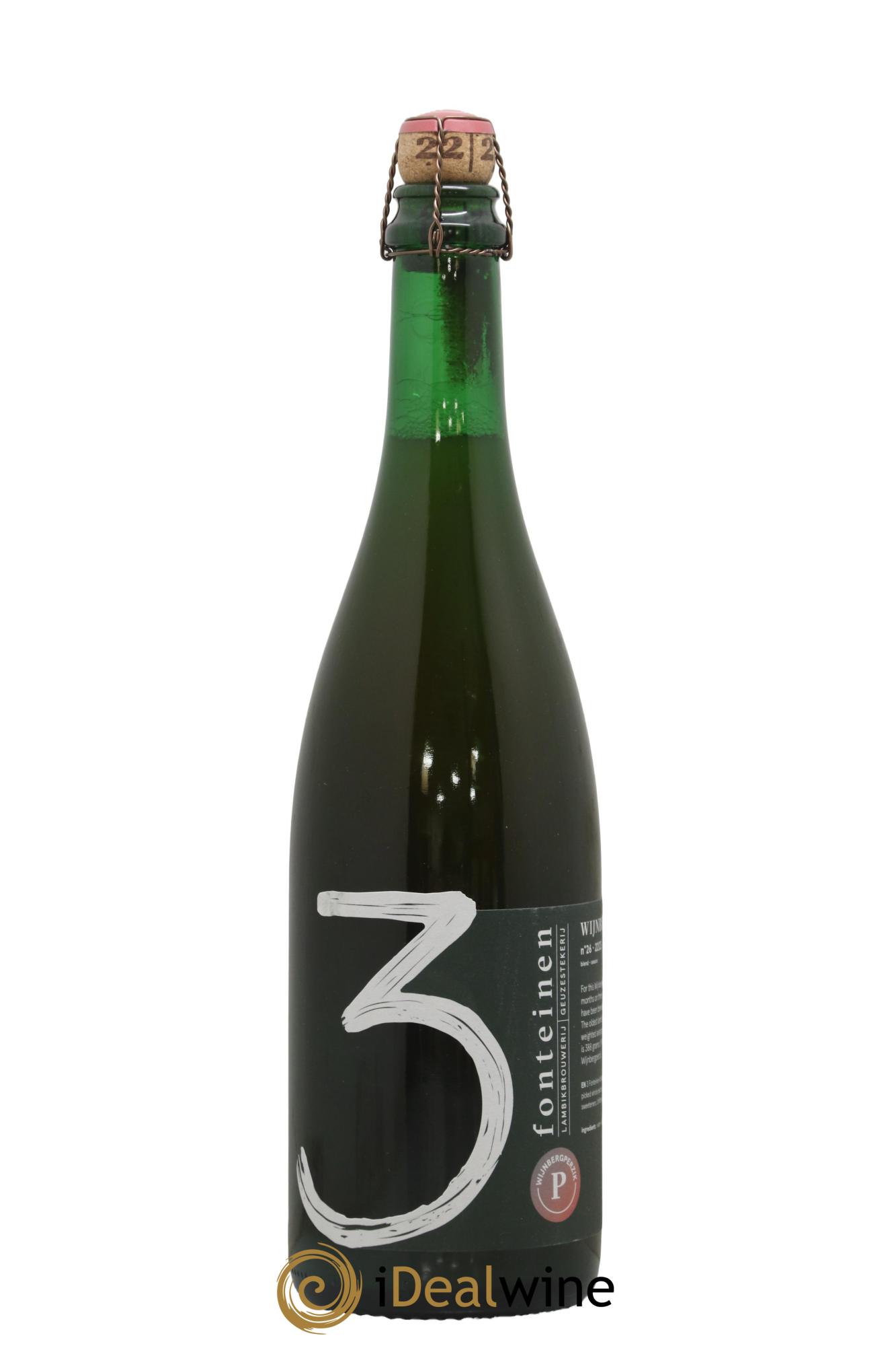 Bière 3 Fonteinen Wijnbergperzik (Pêche Wijnberg de Moselle) (season 22 23) Blend n° 26 - Lot de 1 bouteille - 0