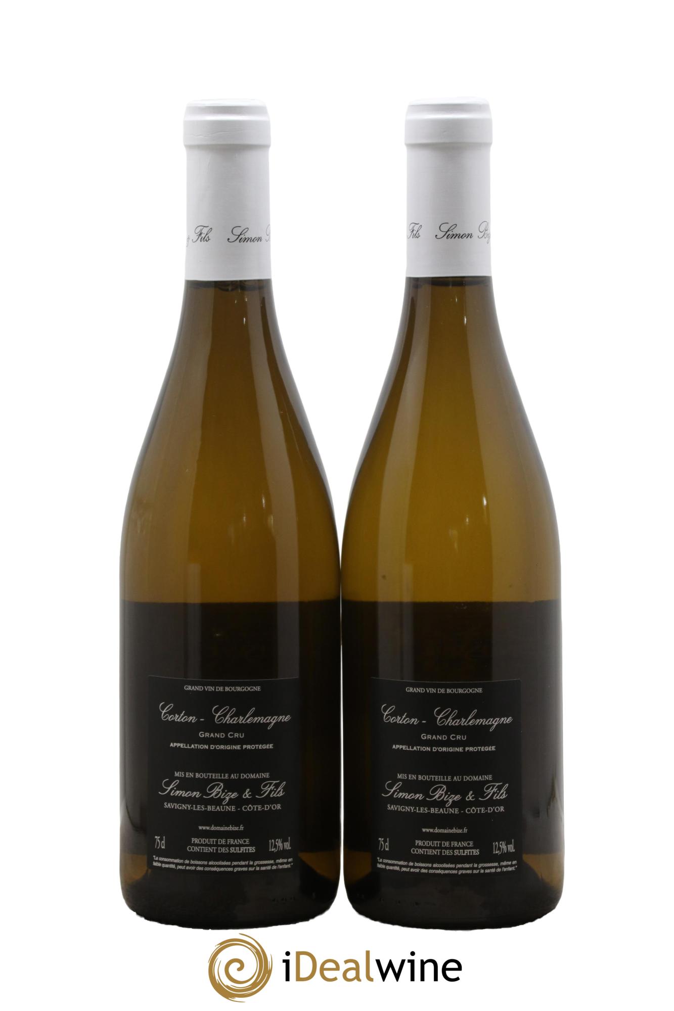 Corton-Charlemagne Grand Cru Simon Bize & Fils 2022 - Posten von 2 Flaschen - 1