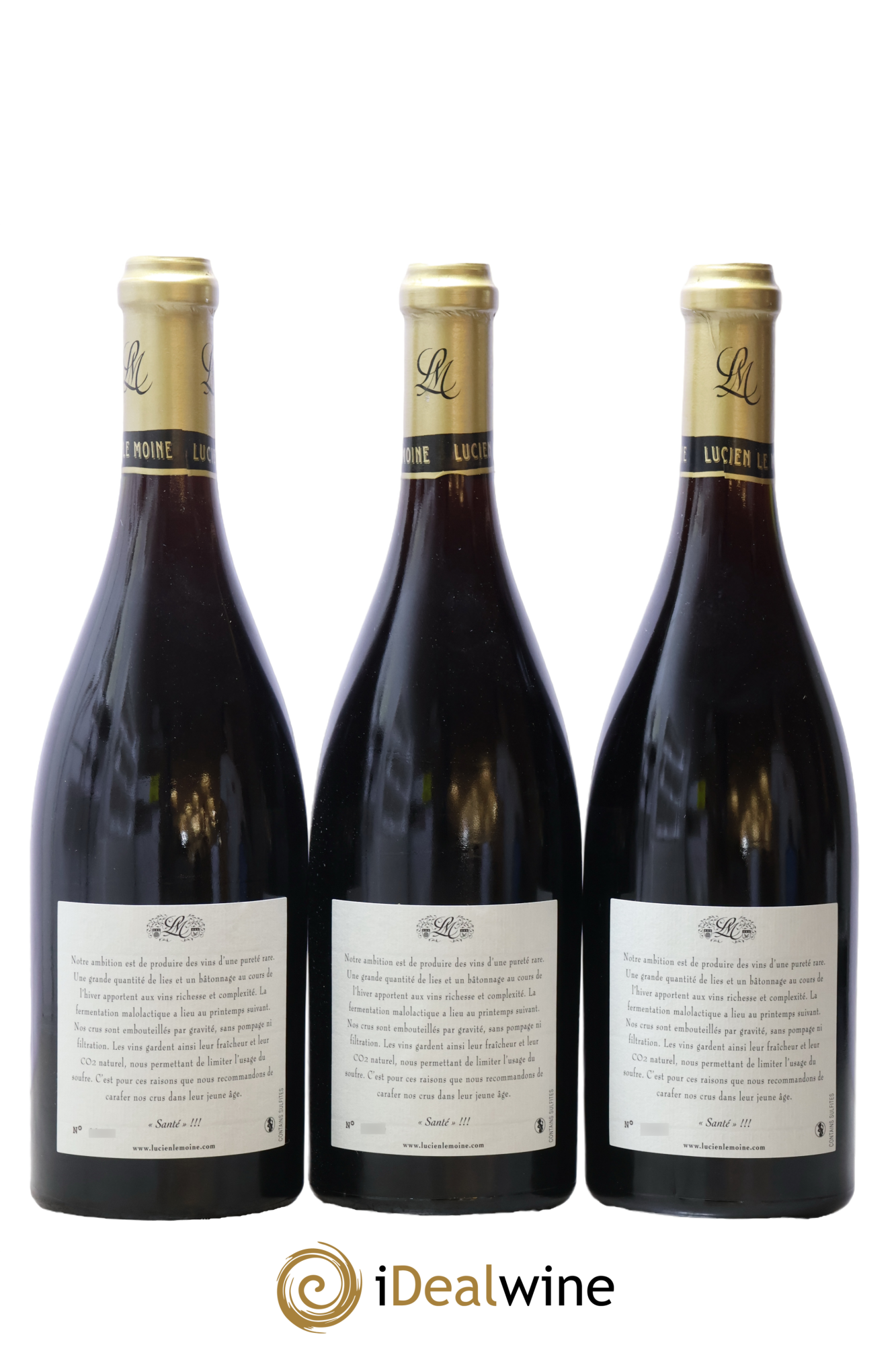 Charmes-Chambertin Grand Cru Lucien Le Moine 2010 - Posten von 3 Flaschen - 1