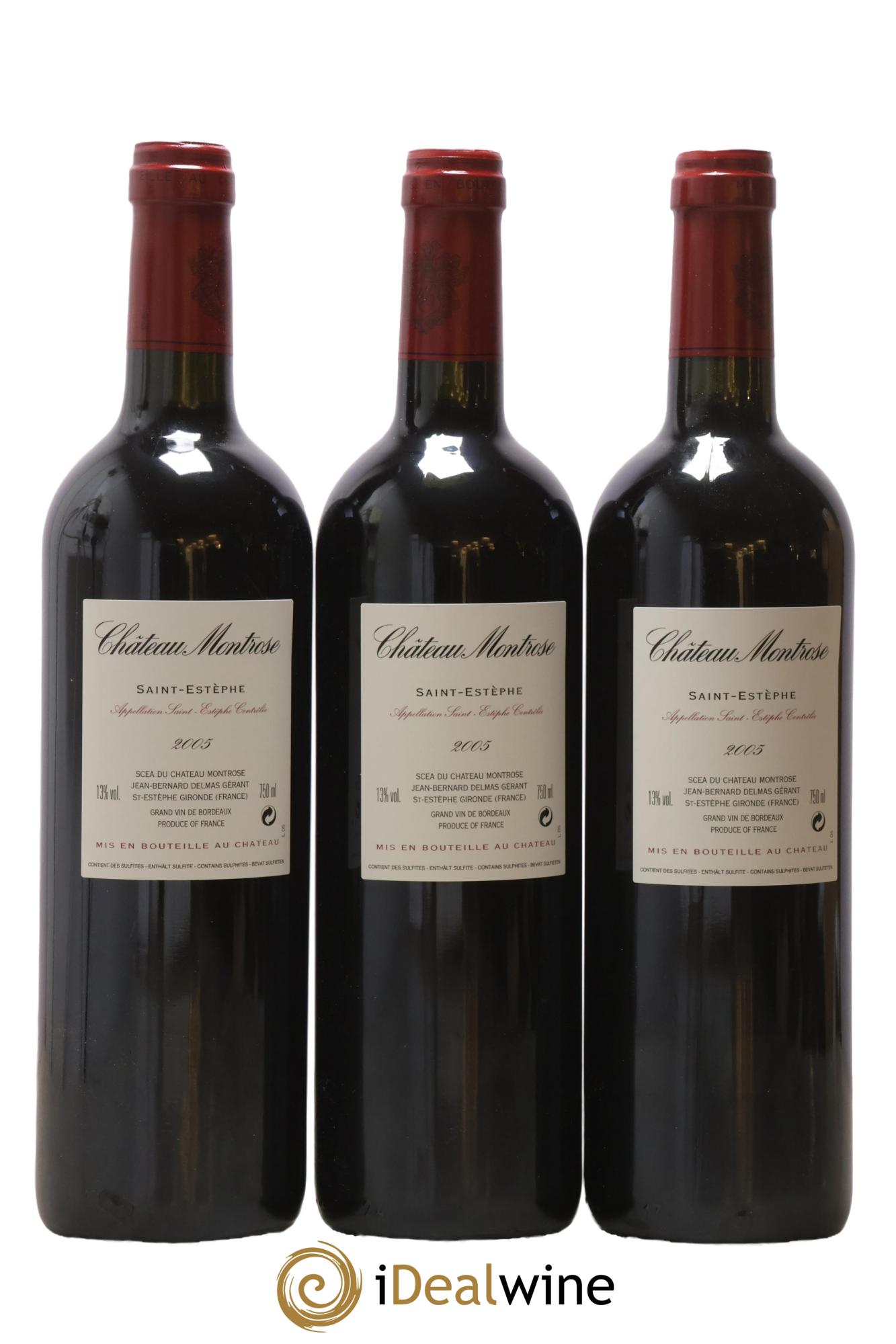 Château Montrose 2ème Grand Cru Classé 2005 - Posten von 12 Flaschen - 8