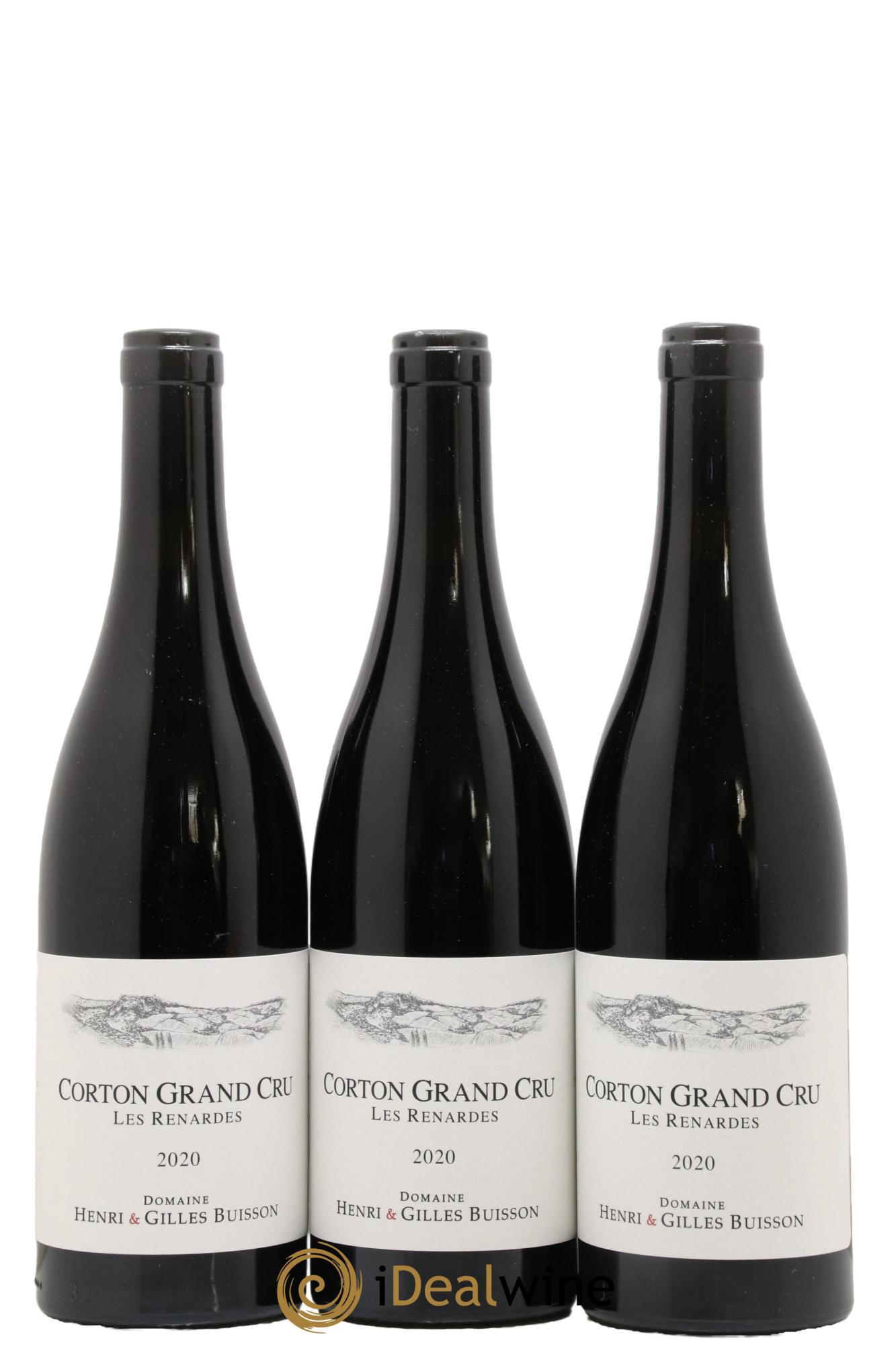 Corton Grand Cru Les Renardes Henri et Gilles Buisson (Domaine)  2020 - Lotto di 3 bottiglie - 0