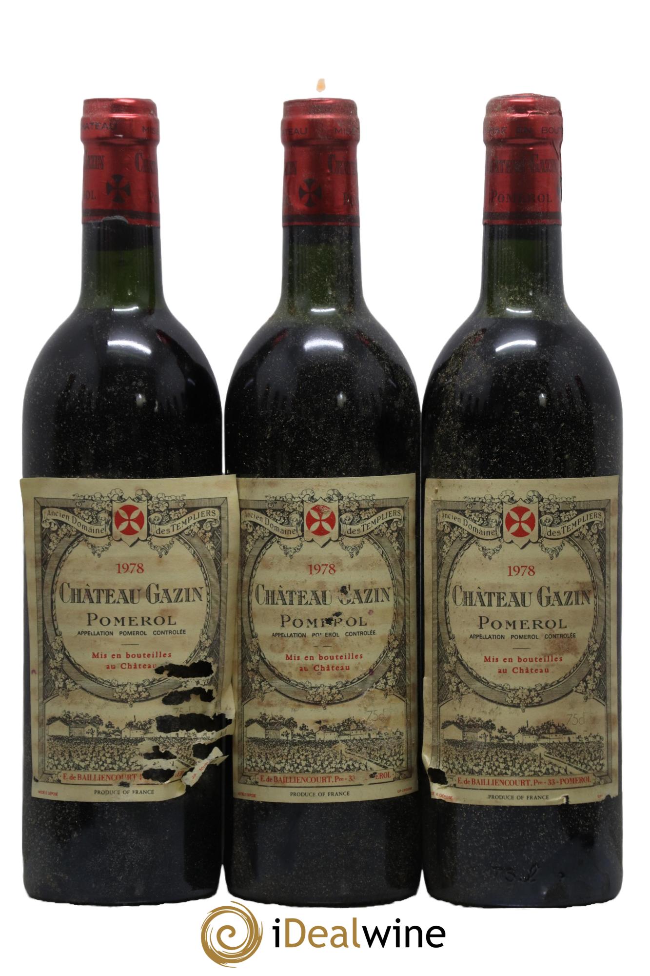 Château Gazin 1978 - Lotto di 12 bottiglie - 1