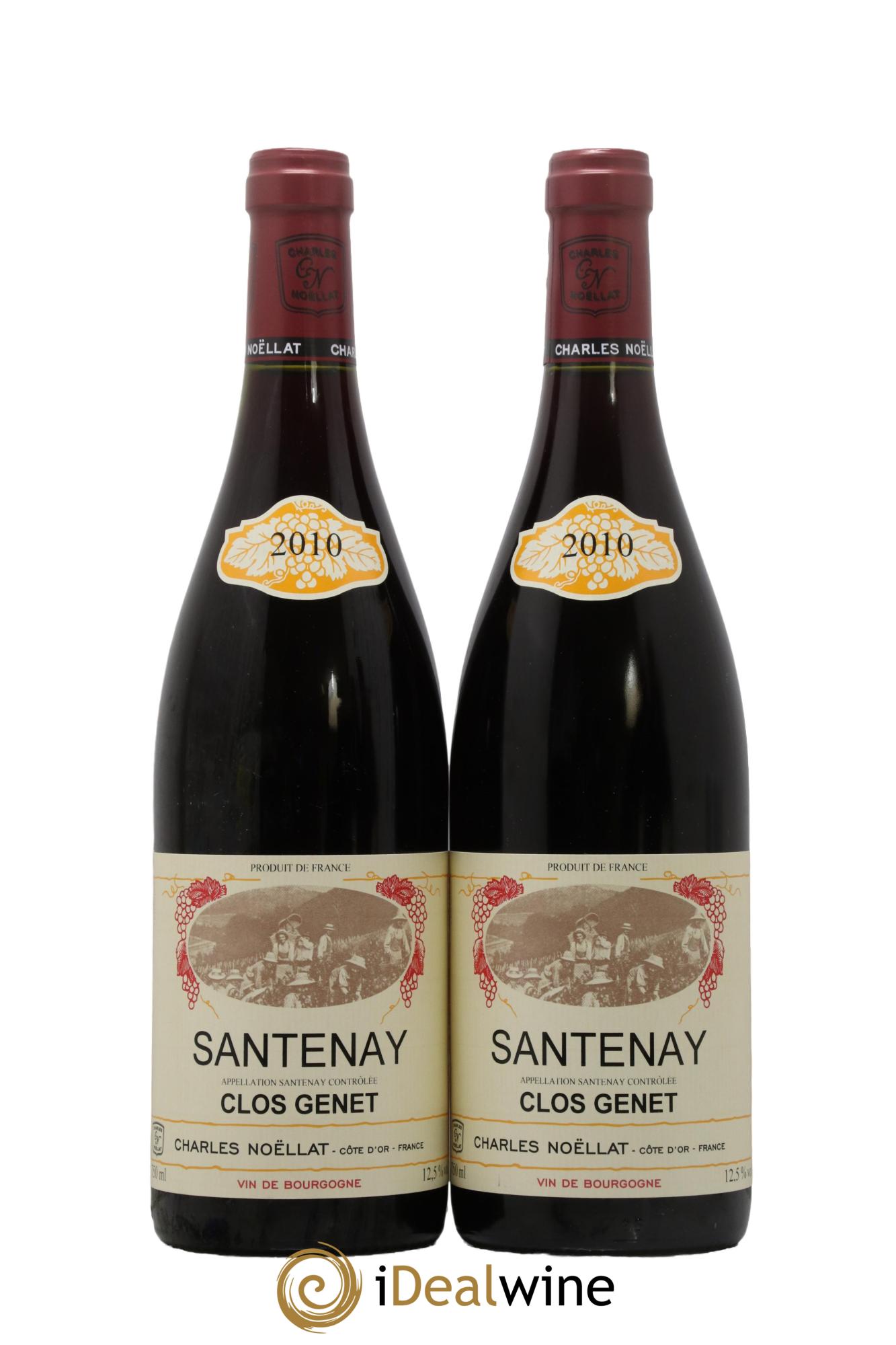 Santenay Charles Noellat Clos Genet 2010 - Lot de 2 bouteilles - 0