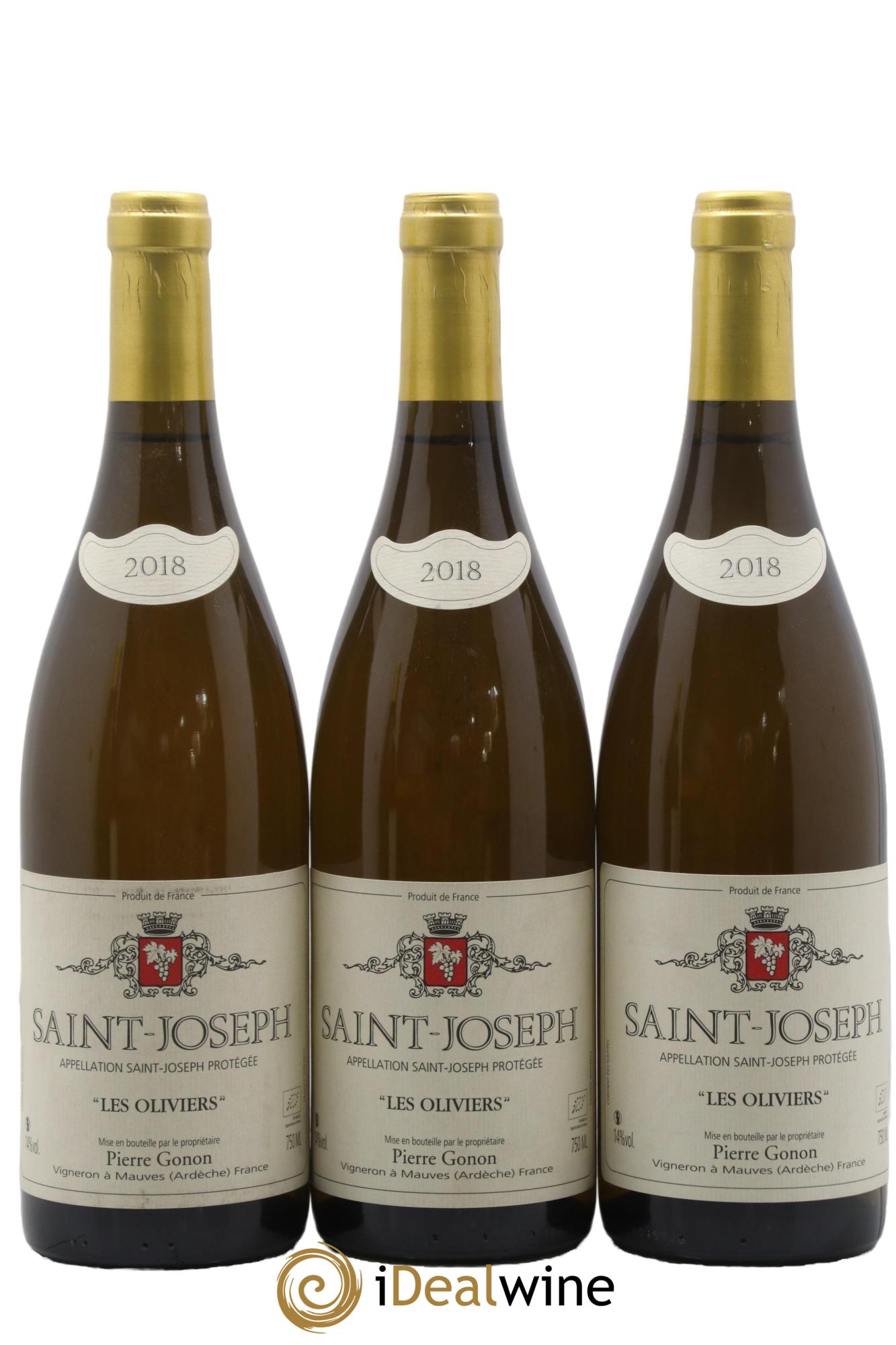 Saint-Joseph Les Oliviers Gonon (Domaine) 2018 - Lotto di 3 bottiglie - 0
