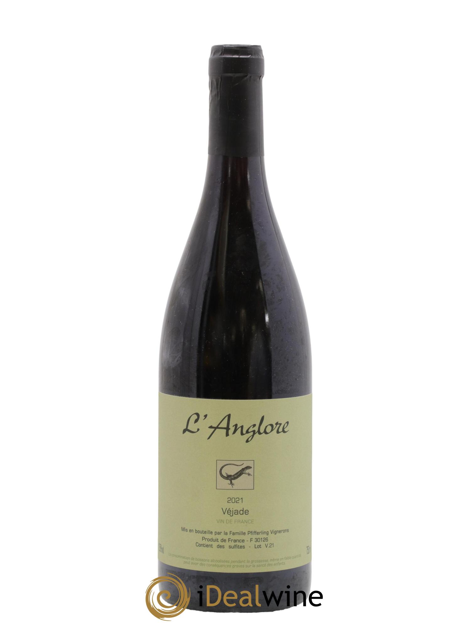 Vin de France Véjade L'Anglore 2021 - Lot of 1 bottle - 0