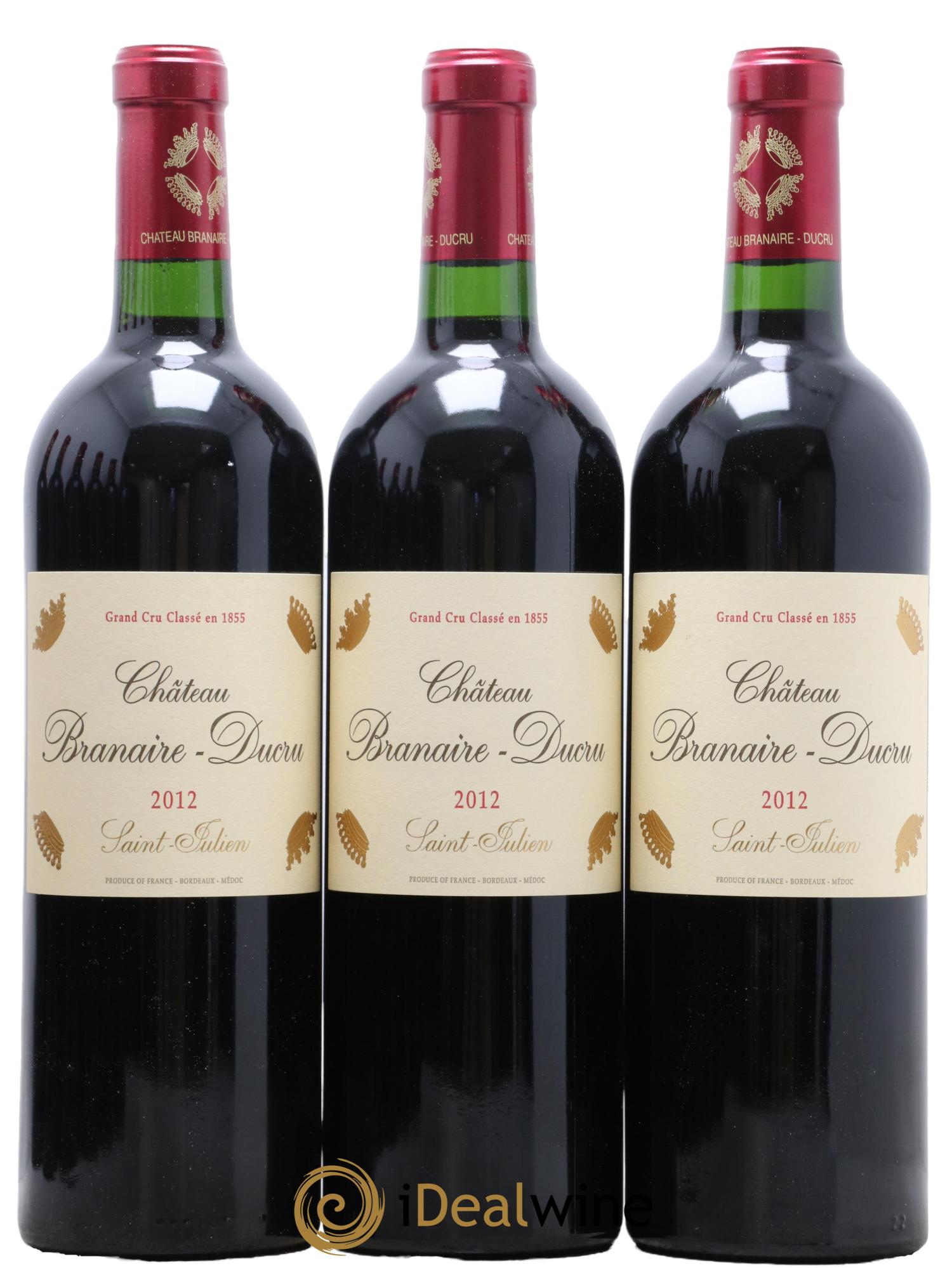 Château Branaire Ducru 4ème Grand Cru Classé 2012 - Lot de 12 bouteilles - 2