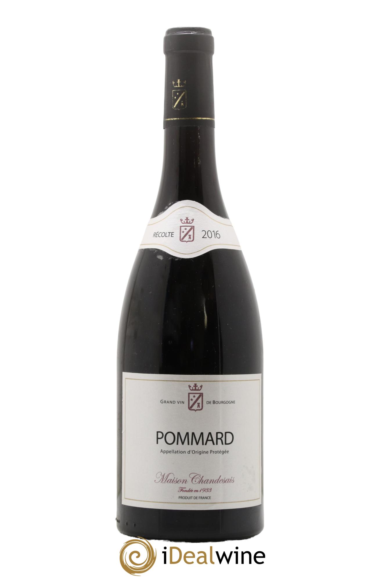 Pommard Maison Chandesais 2016 - Lot de 1 bouteille - 0