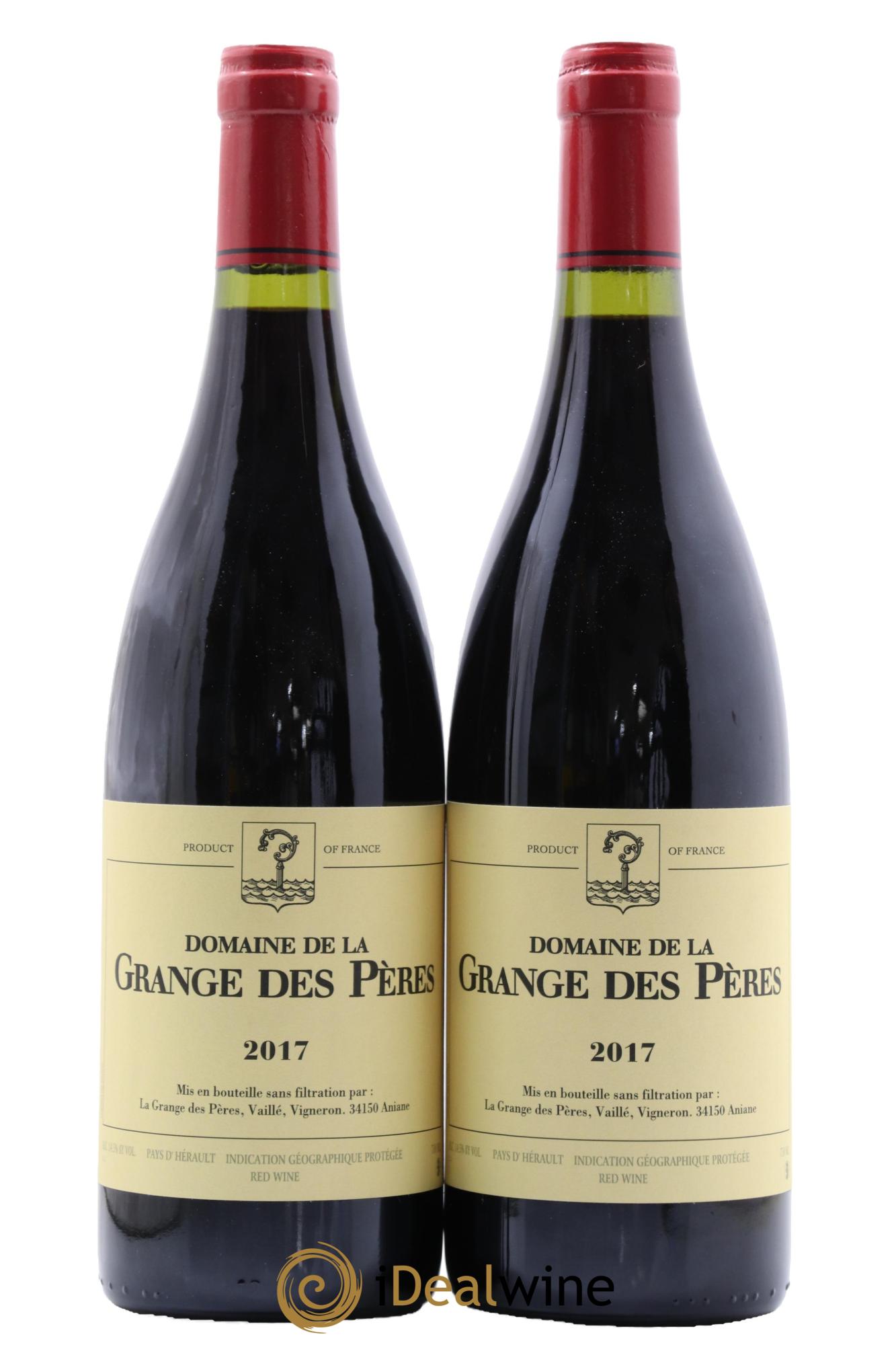 Pays d'Hérault Grange des Pères Laurent Vaillé 2017 - Lot de 2 bouteilles - 0