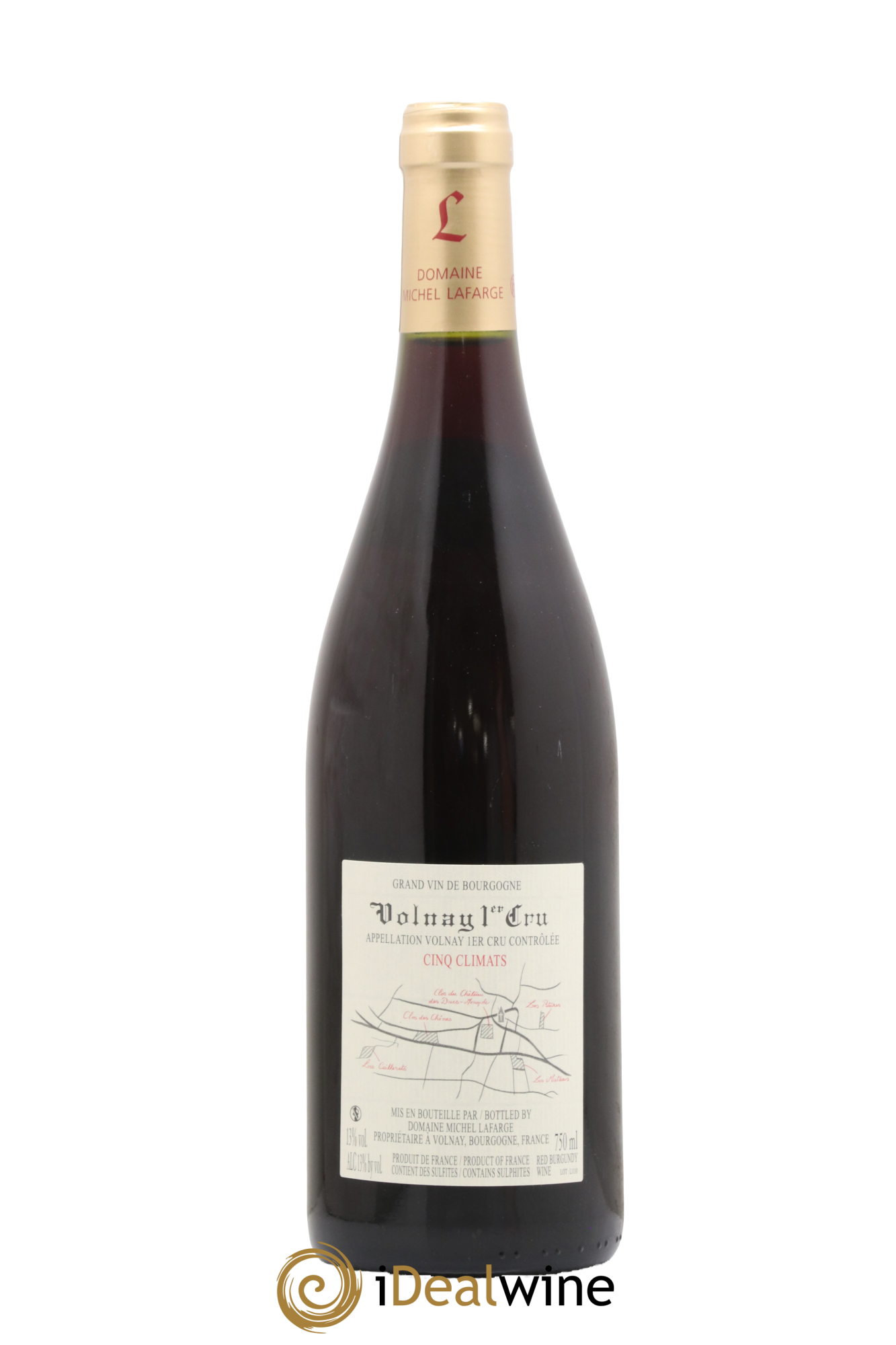 Volnay 1er Cru Les 5 Climats Lafarge 2021 - Lot de 1 bouteille - 1