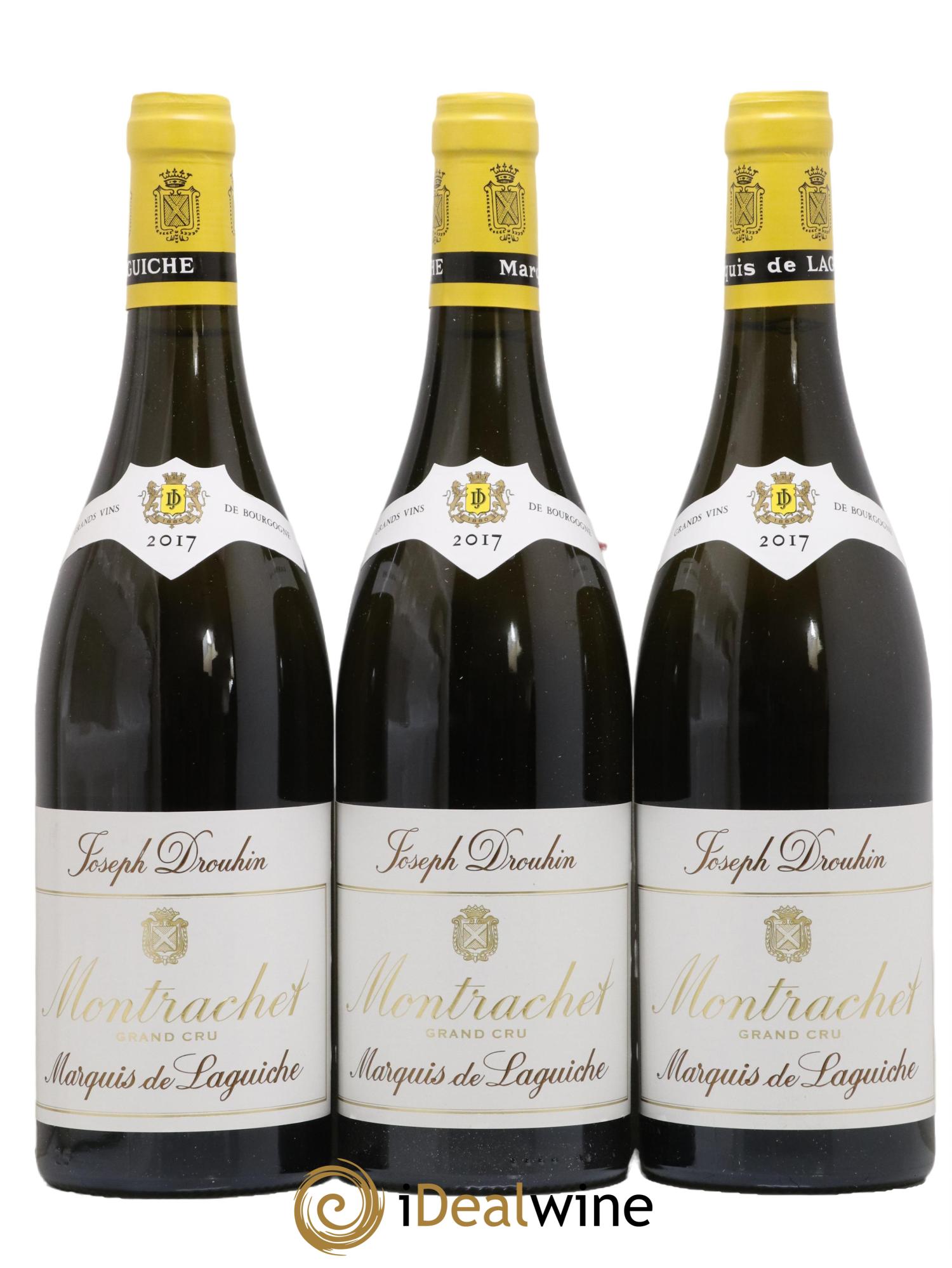 Montrachet Grand Cru Marquis de Laguiche Joseph Drouhin 2017 - Lot de 3 bouteilles - 0