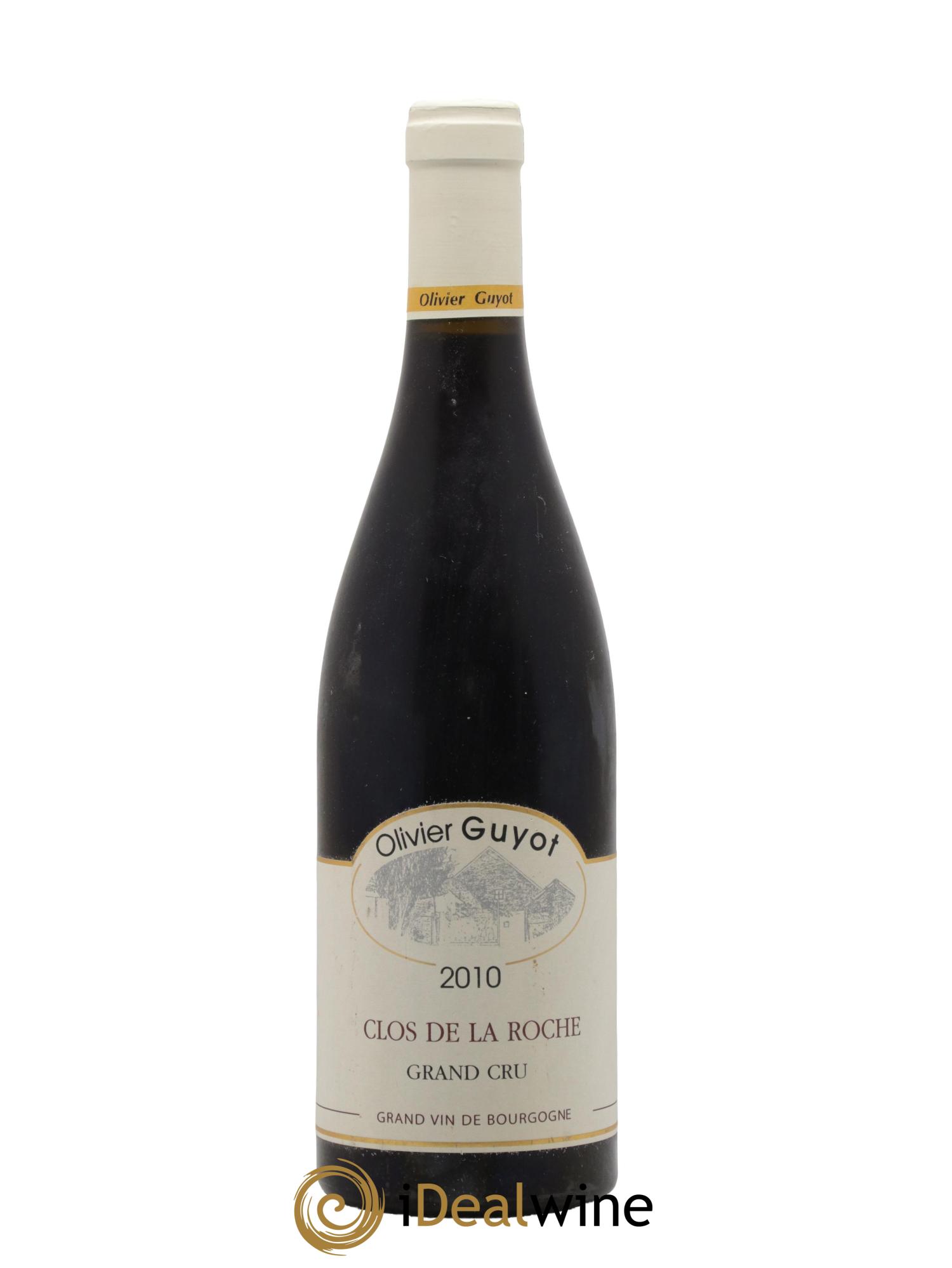 Clos de la Roche Grand Cru Olivier Guyot (Domaine de) 2010 - Lot de 1 bouteille - 0