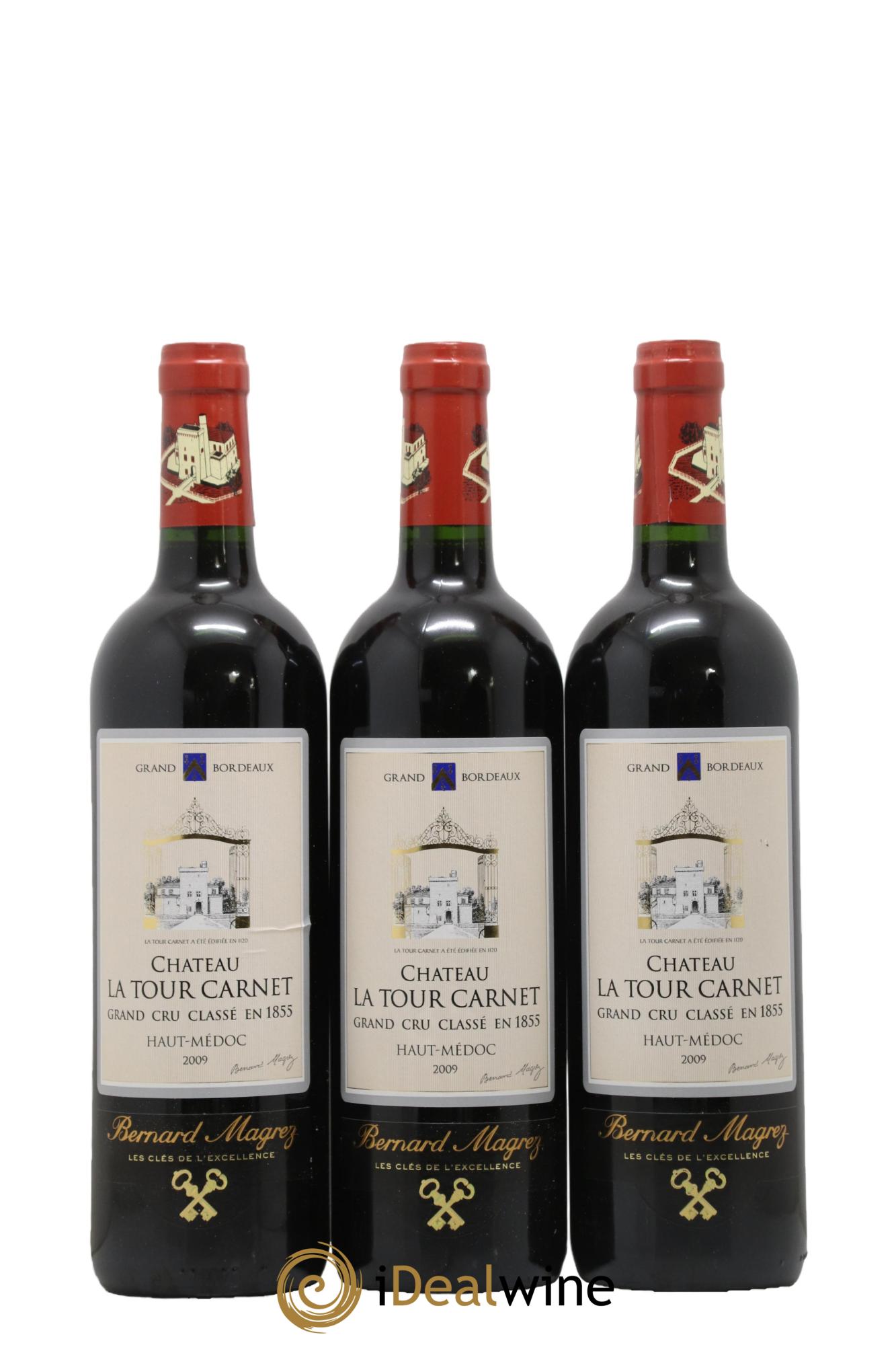 Château la Tour Carnet 4ème Grand Cru Classé 2009 - Posten von 6 Flaschen - 2