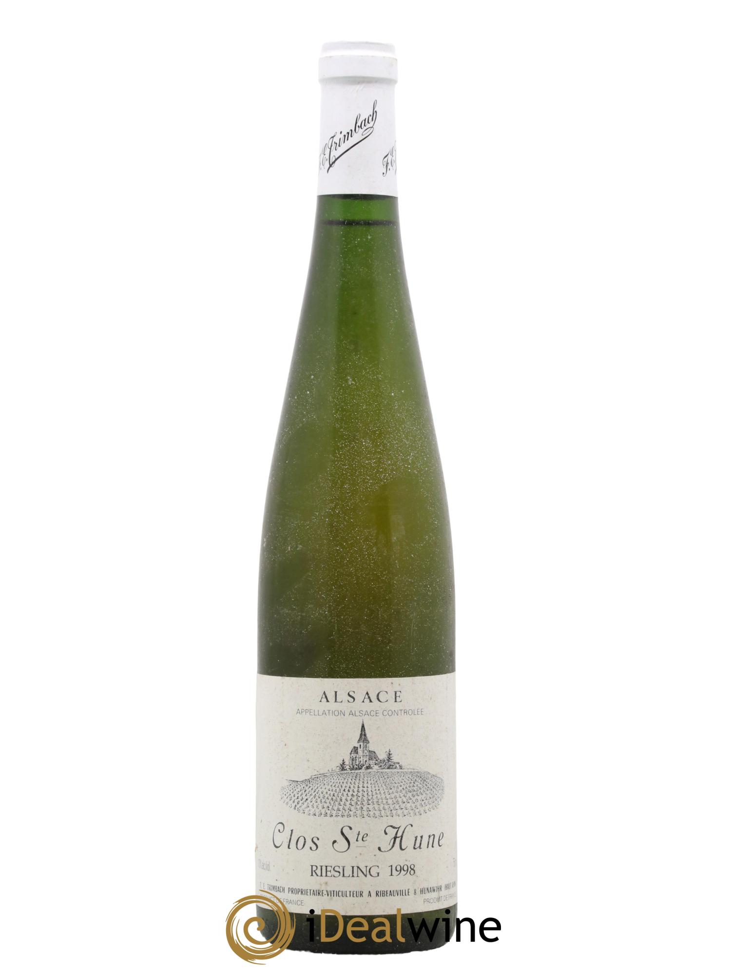 Alsace Riesling Clos Sainte-Hune Trimbach (Domaine) 1998 - Lot de 1 bouteille - 0
