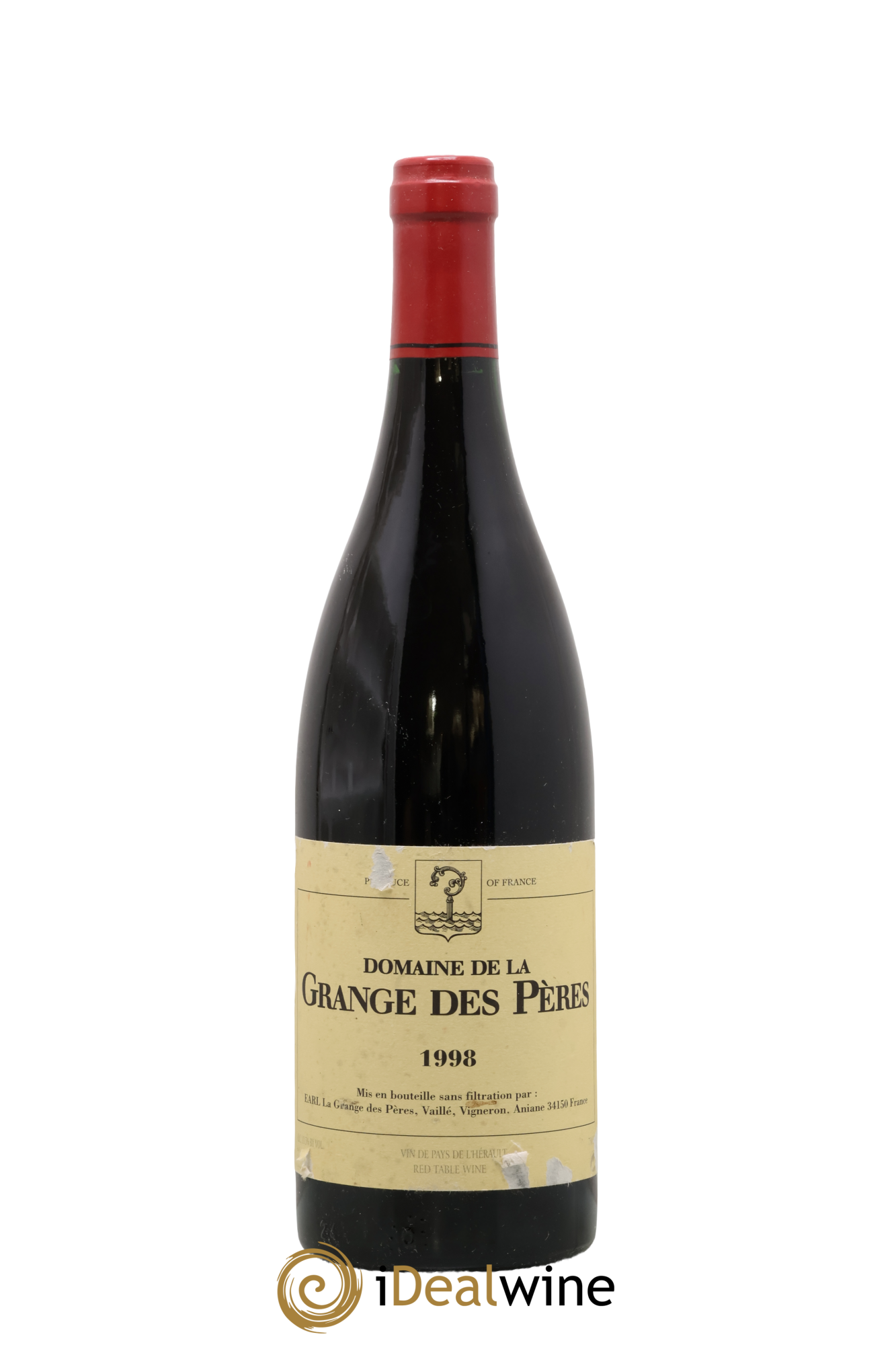 Pays d'Hérault Grange des Pères Laurent Vaillé 1998 - Lotto di 1 bottiglia - 0