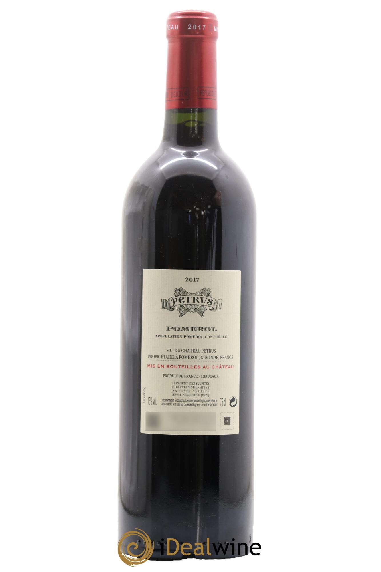 Petrus 2017 - Lot de 1 bouteille - 1