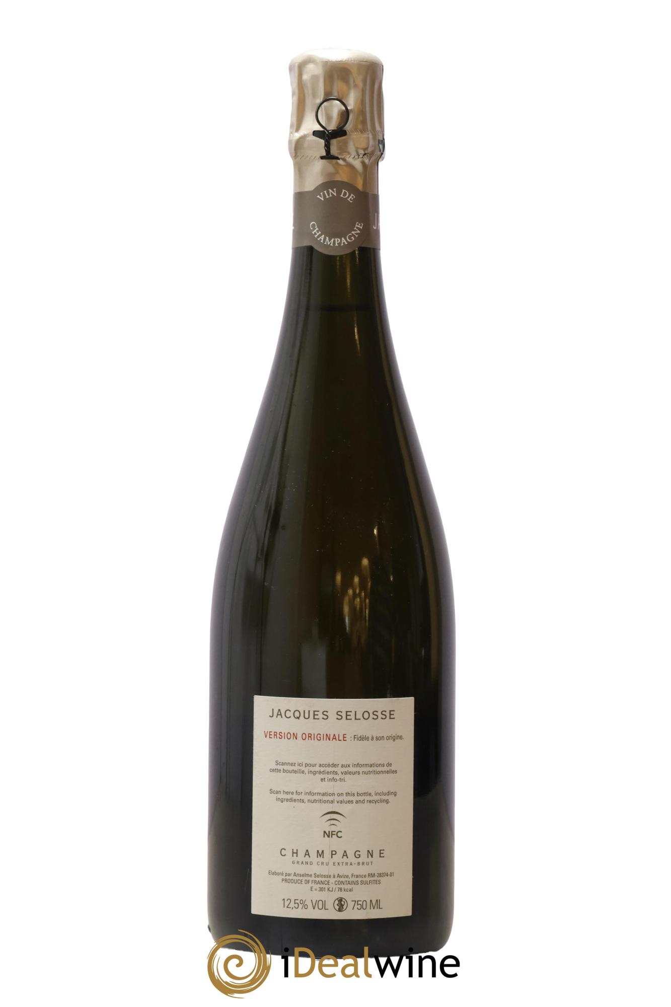 Version Originale Jacques Selosse - Lot of 1 bottle - 1