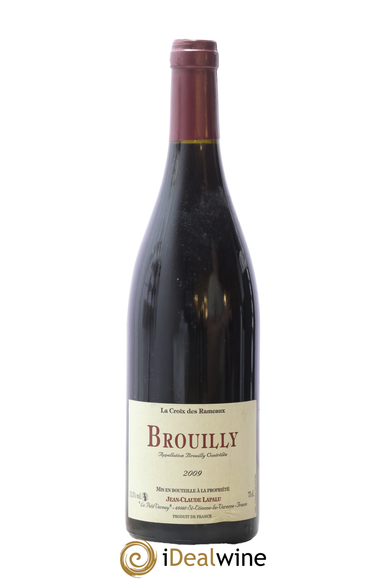 Brouilly La Croix des Rameaux Jean-Claude Lapalu 2009 - Posten von 1 Flasche - 0