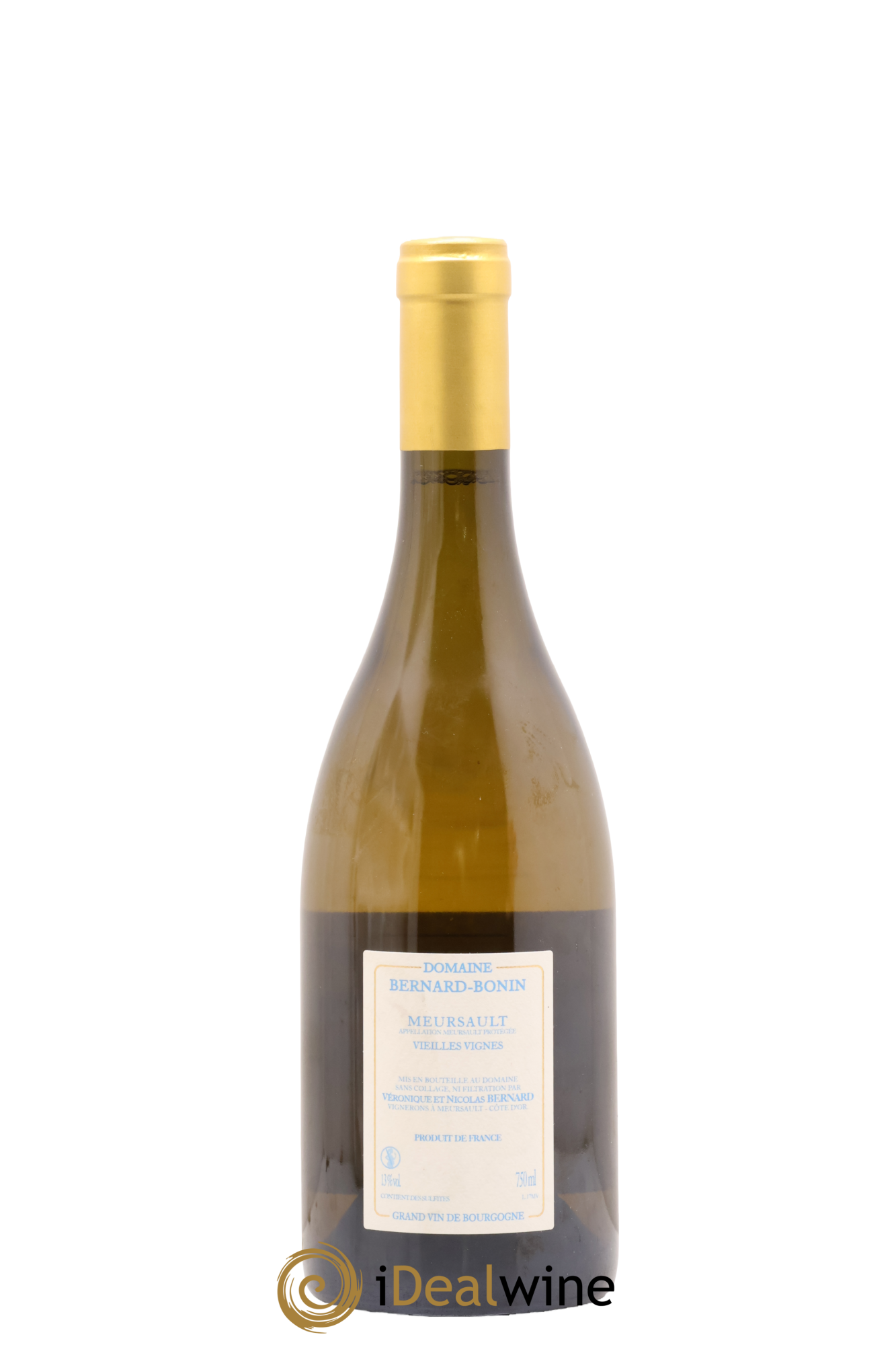 Meursault Vieilles Vignes Bernard Bonin 2017 - Lot de 1 bouteille - 1
