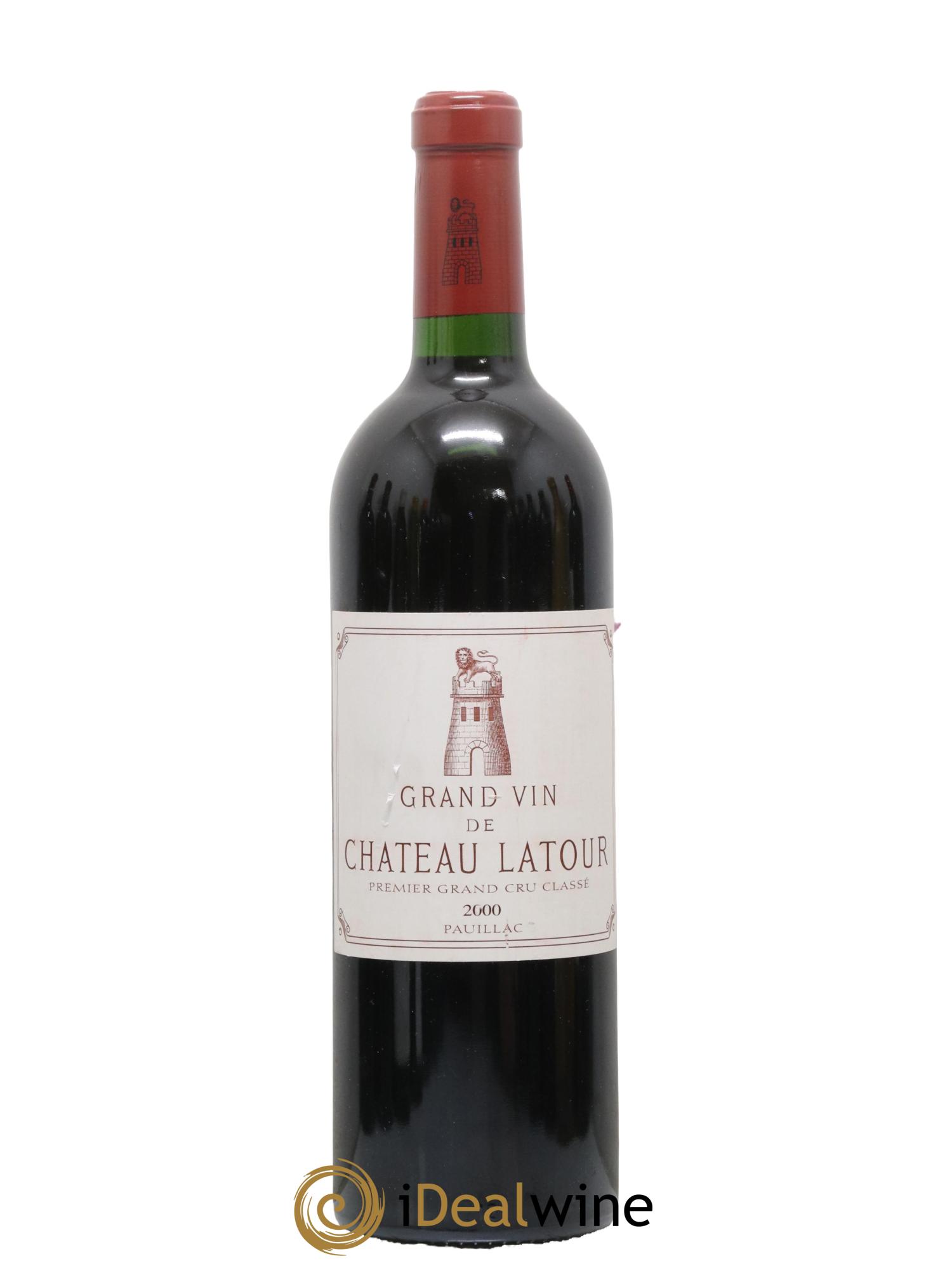 Château Latour 1er Grand Cru Classé 2000 - Lot de 1 bouteille - 0