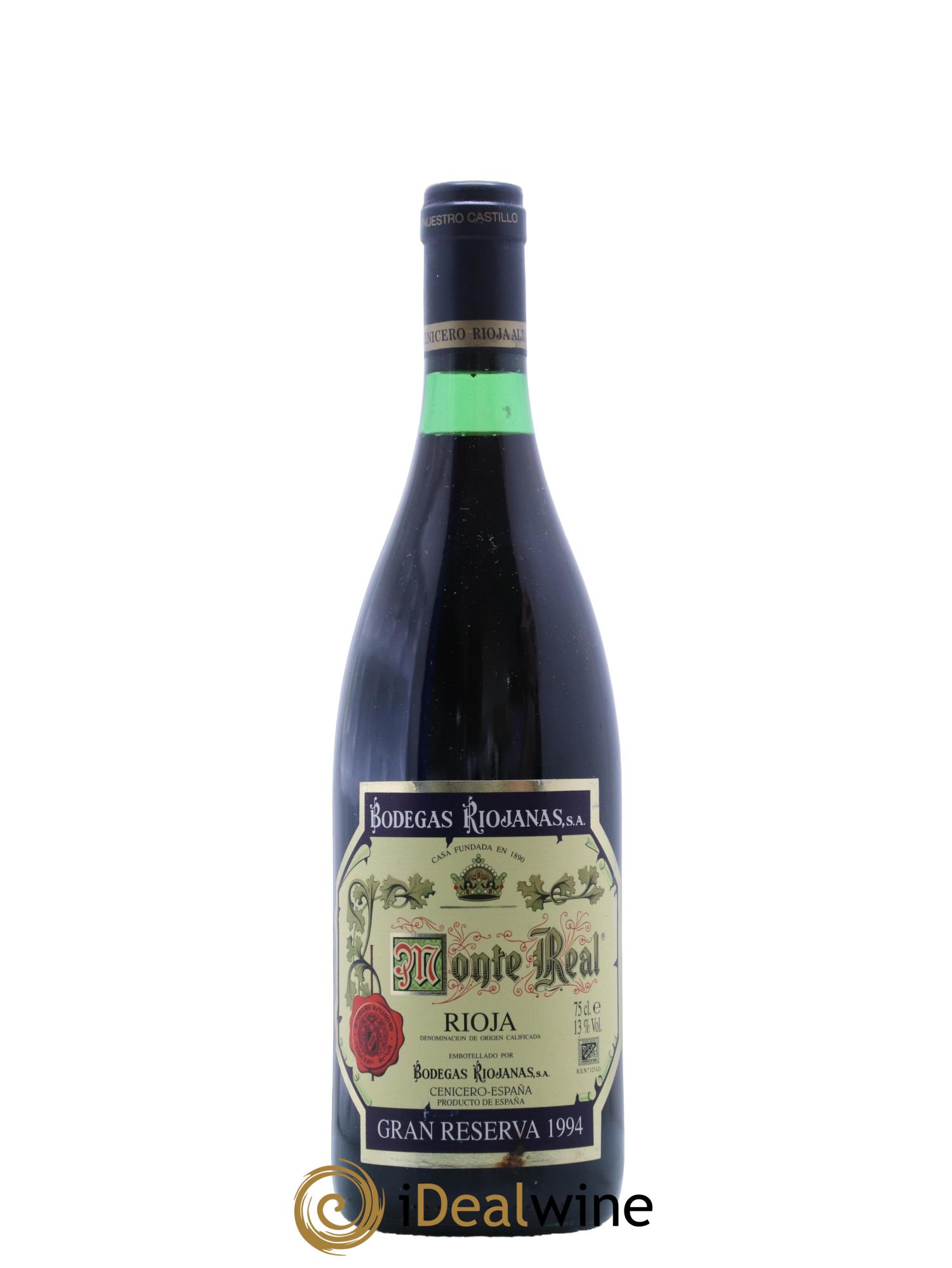 Rioja DOCA Monte Real Grand Reserva 1994 - Lot of 1 bottle - 0