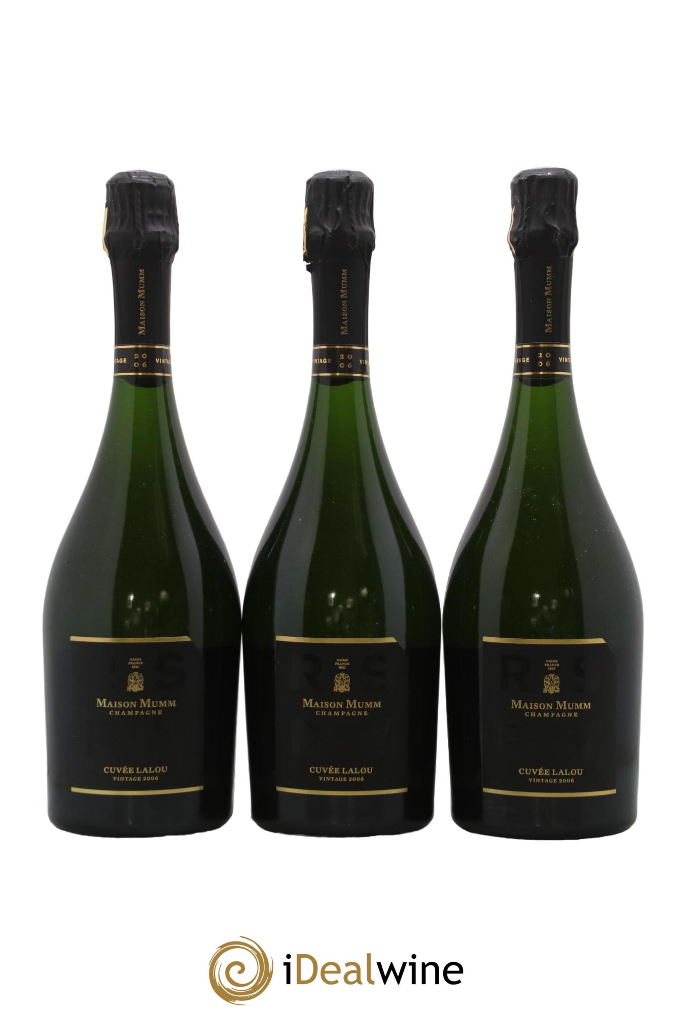 RSRV cuvée Lalou Mumm 2006 - Posten von 3 Flaschen - 0