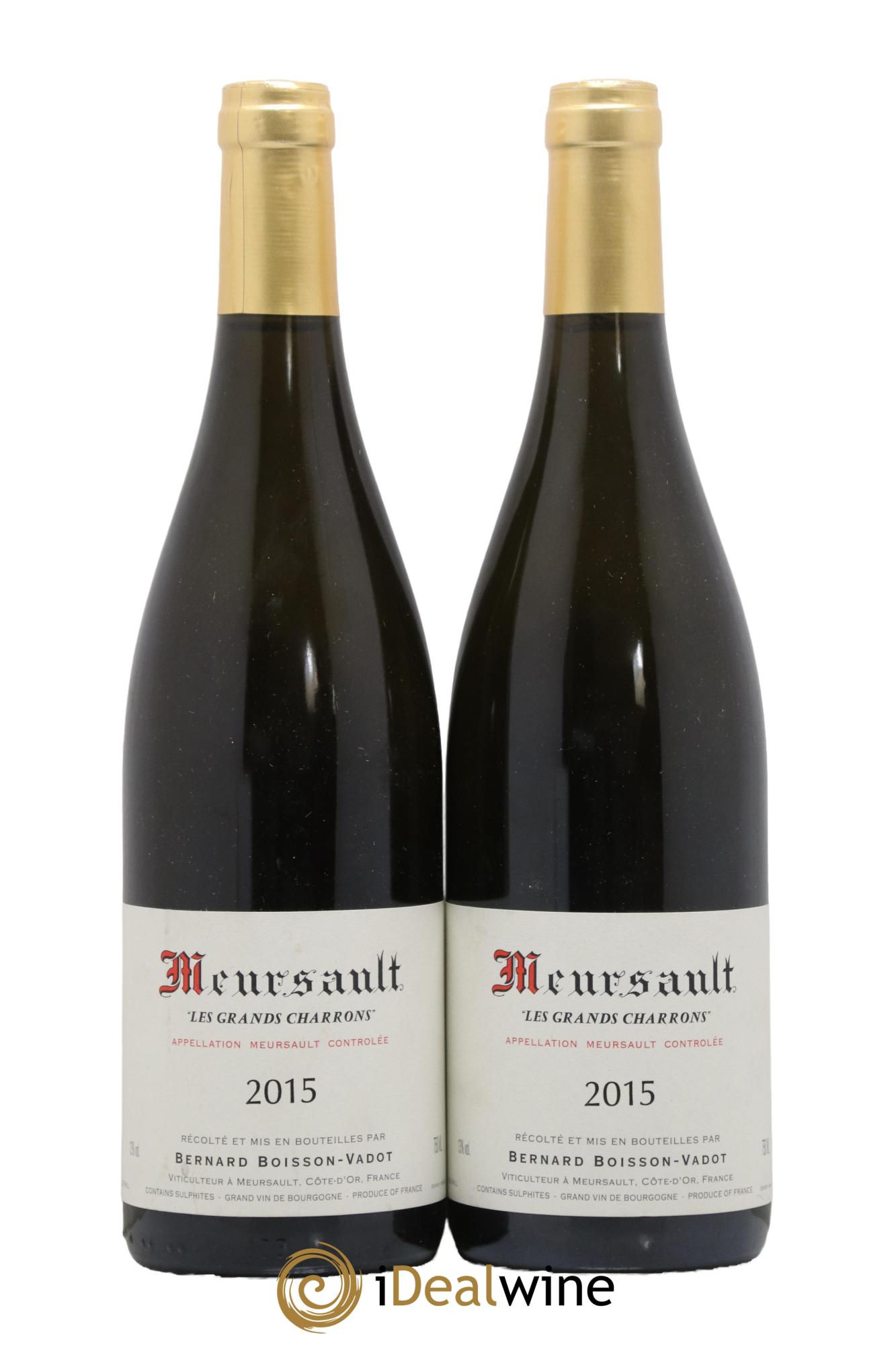 Meursault Les Grands Charrons Boisson-Vadot (Domaine) 2015 - Posten von 2 Flaschen - 0