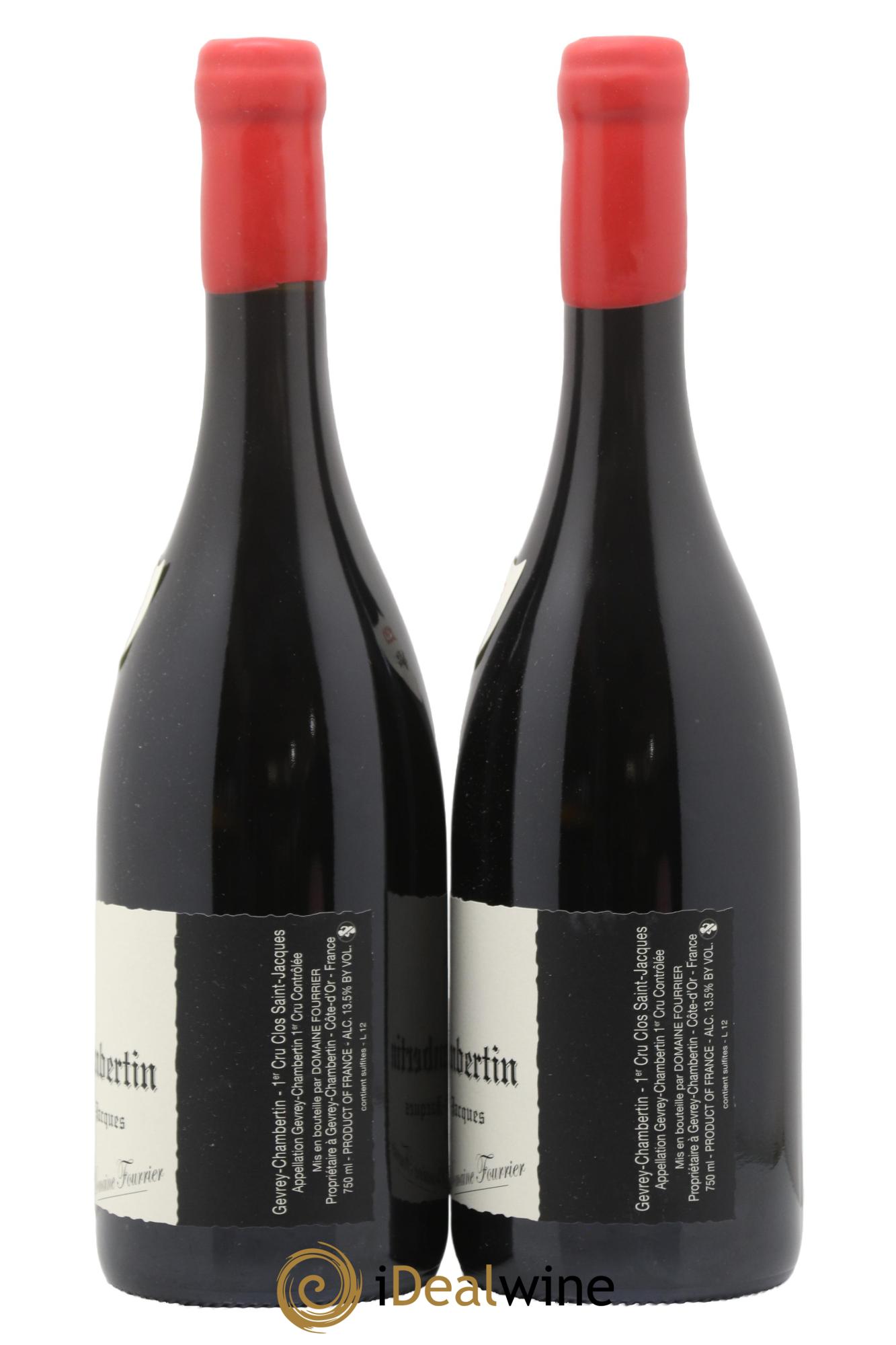 Gevrey-Chambertin 1er Cru Clos Saint-Jacques Vieille Vigne Fourrier (Domaine) 2023 - Lotto di 2 bottiglie - 1