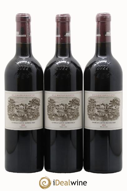Château Lafite Rothschild 1er Grand Cru Classé 2022 - Lotto di 3 bottiglie - 0