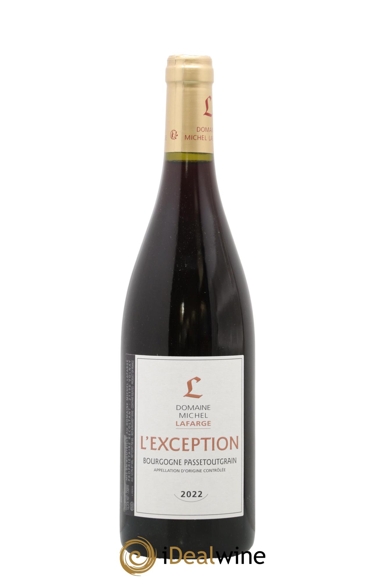 Bourgogne Passetoutgrain L'Exception Lafarge (Domaine) 2022 - Lot of 1 bottle - 0