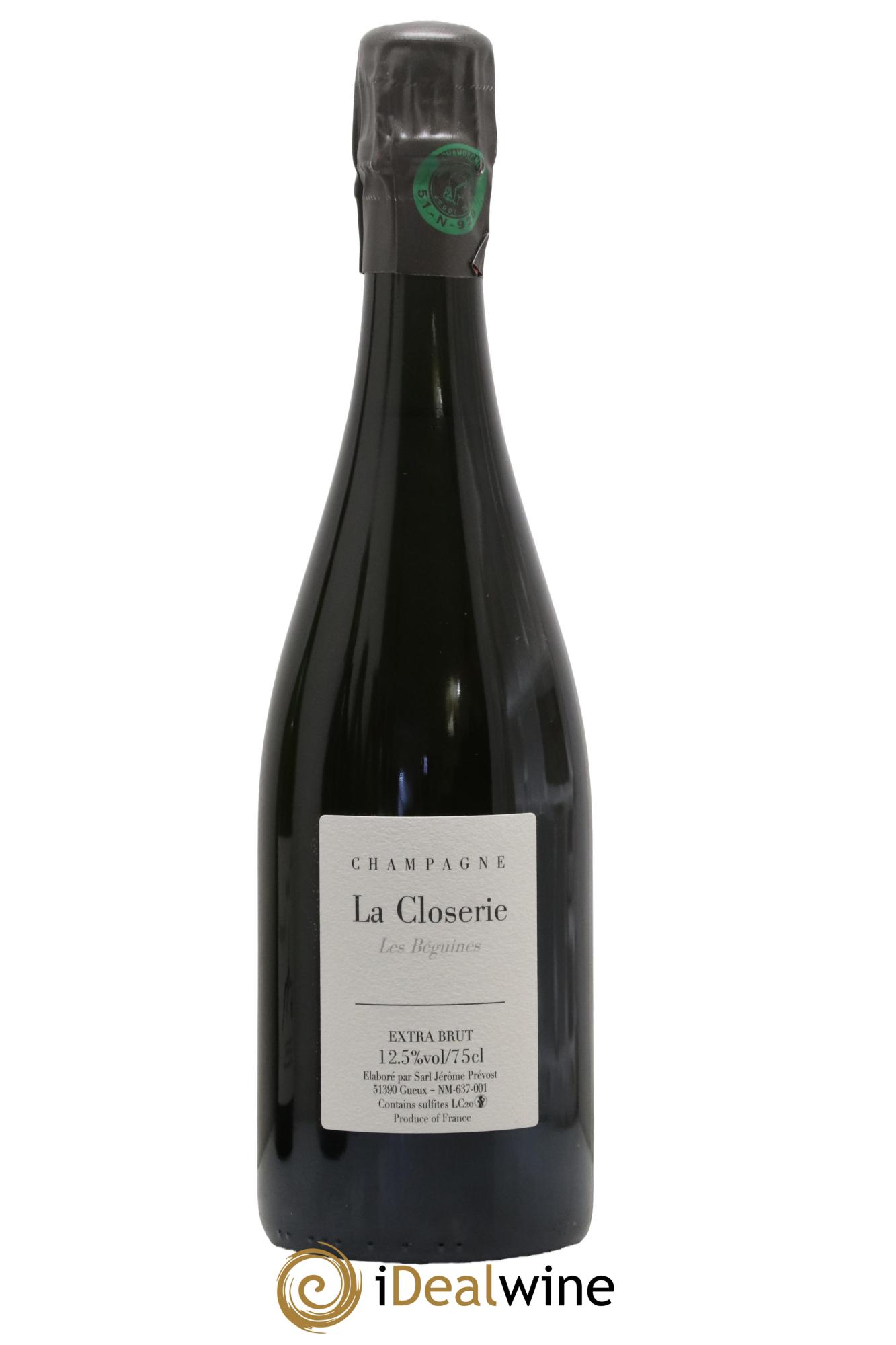 Les Béguines Extra-Brut Jérôme Prévost 2020 - Lot of 1 bottle - 0