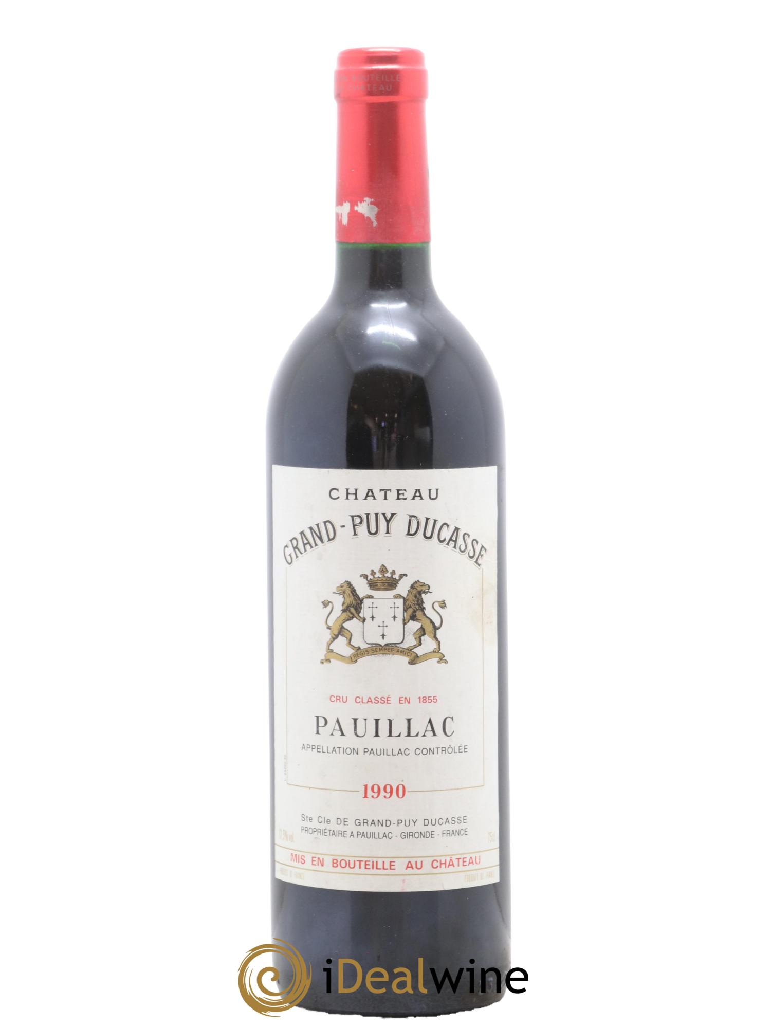 Château Grand Puy Ducasse 5ème Grand Cru Classé 1990 - Posten von 1 Flasche - 0