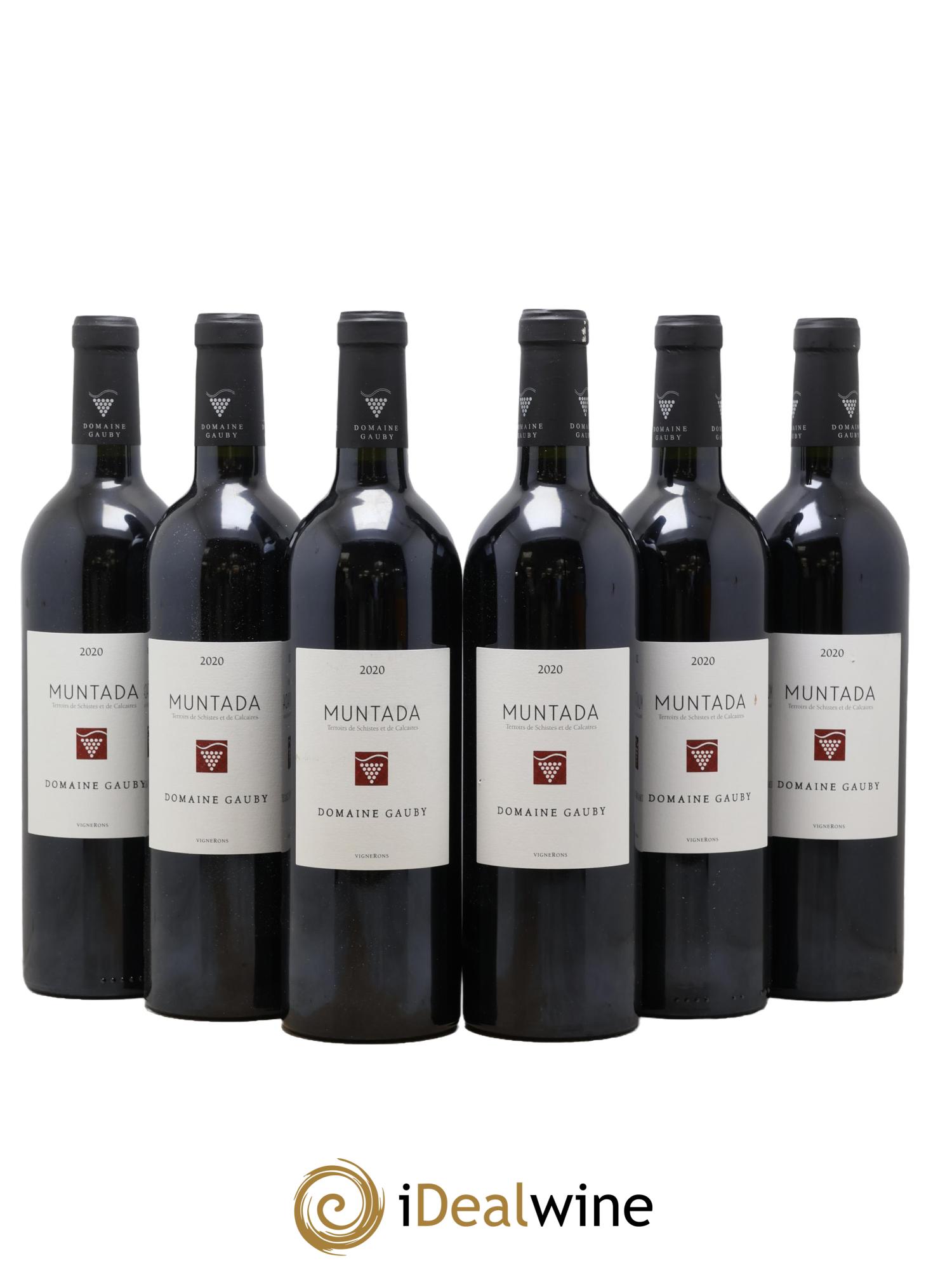 Côtes Catalanes (anciennement Côtes du Roussillon Villages) La Muntada Gauby (Domaine) 2020 - Lot de 6 bouteilles - 0