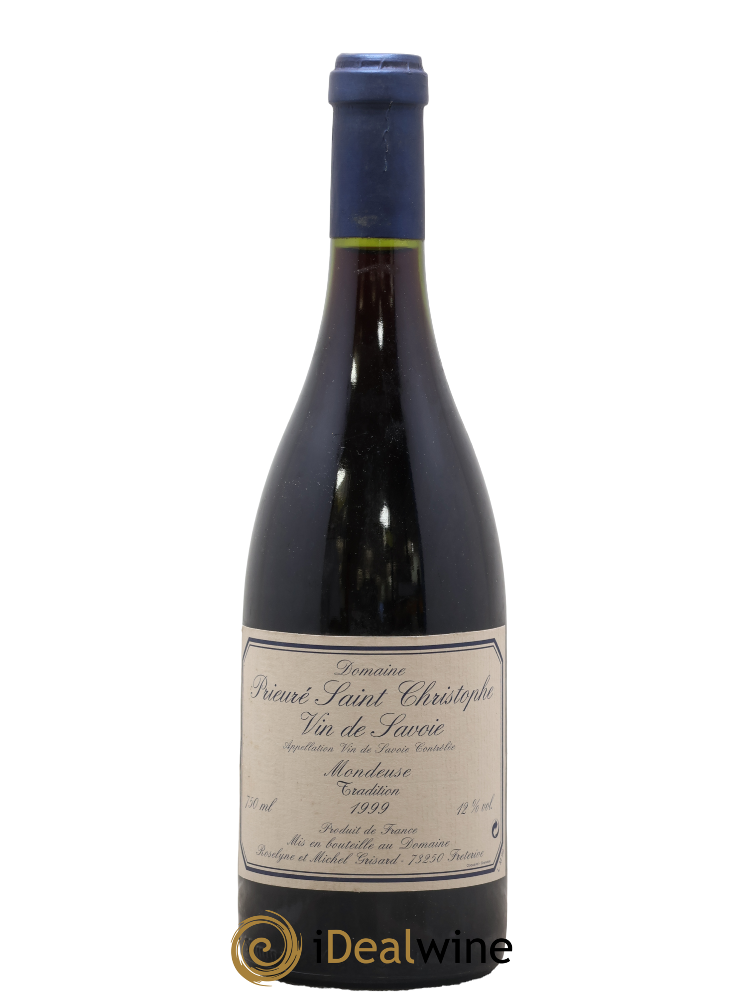 Vin de Savoie Mondeuse Tradition Prieuré Saint Christophe (Domaine) 1999 - Lot de 1 bouteille - 0