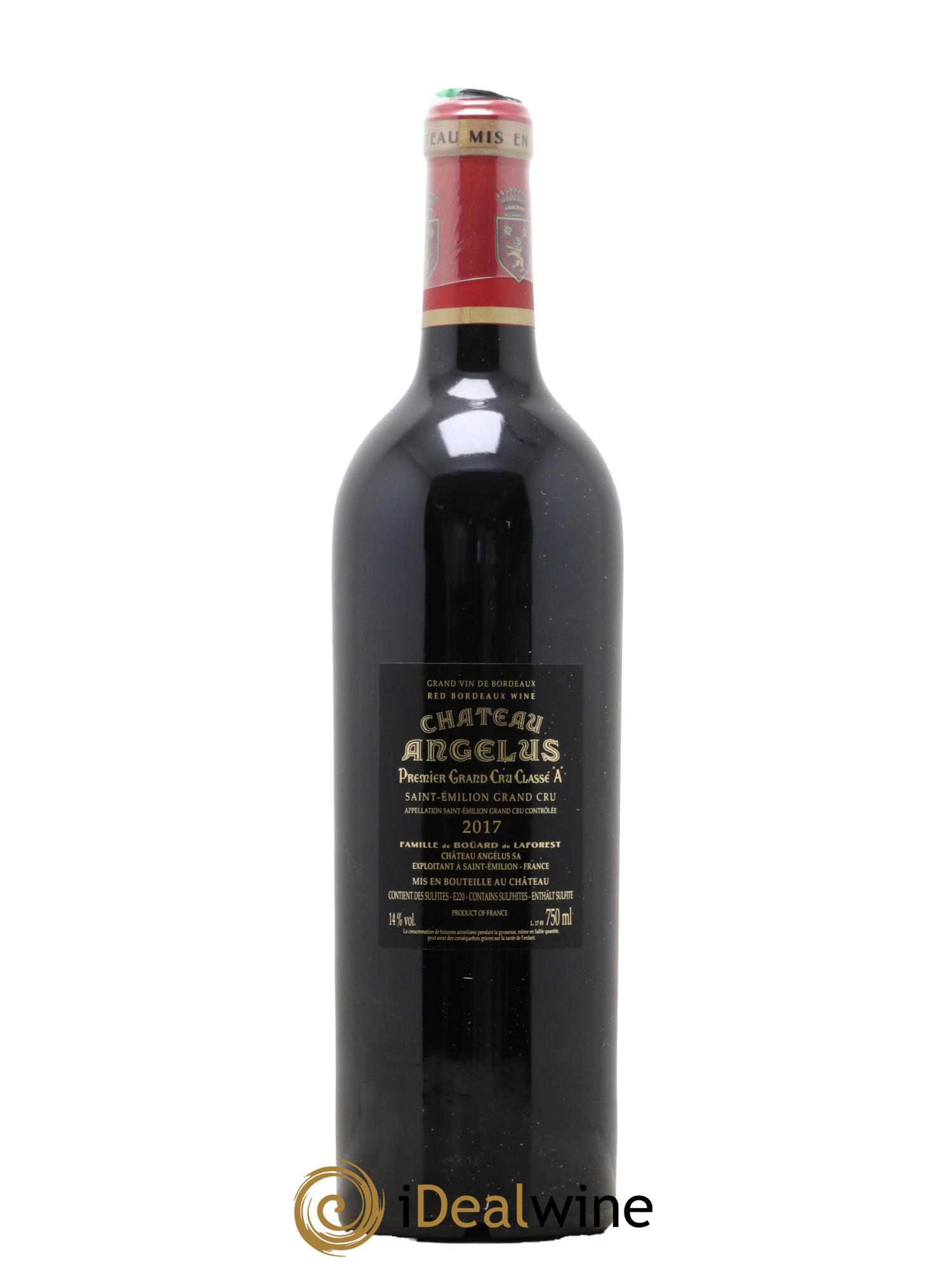 Château Angélus 1er Grand Cru Classé A 2017 - Lot de 1 bouteille - 2