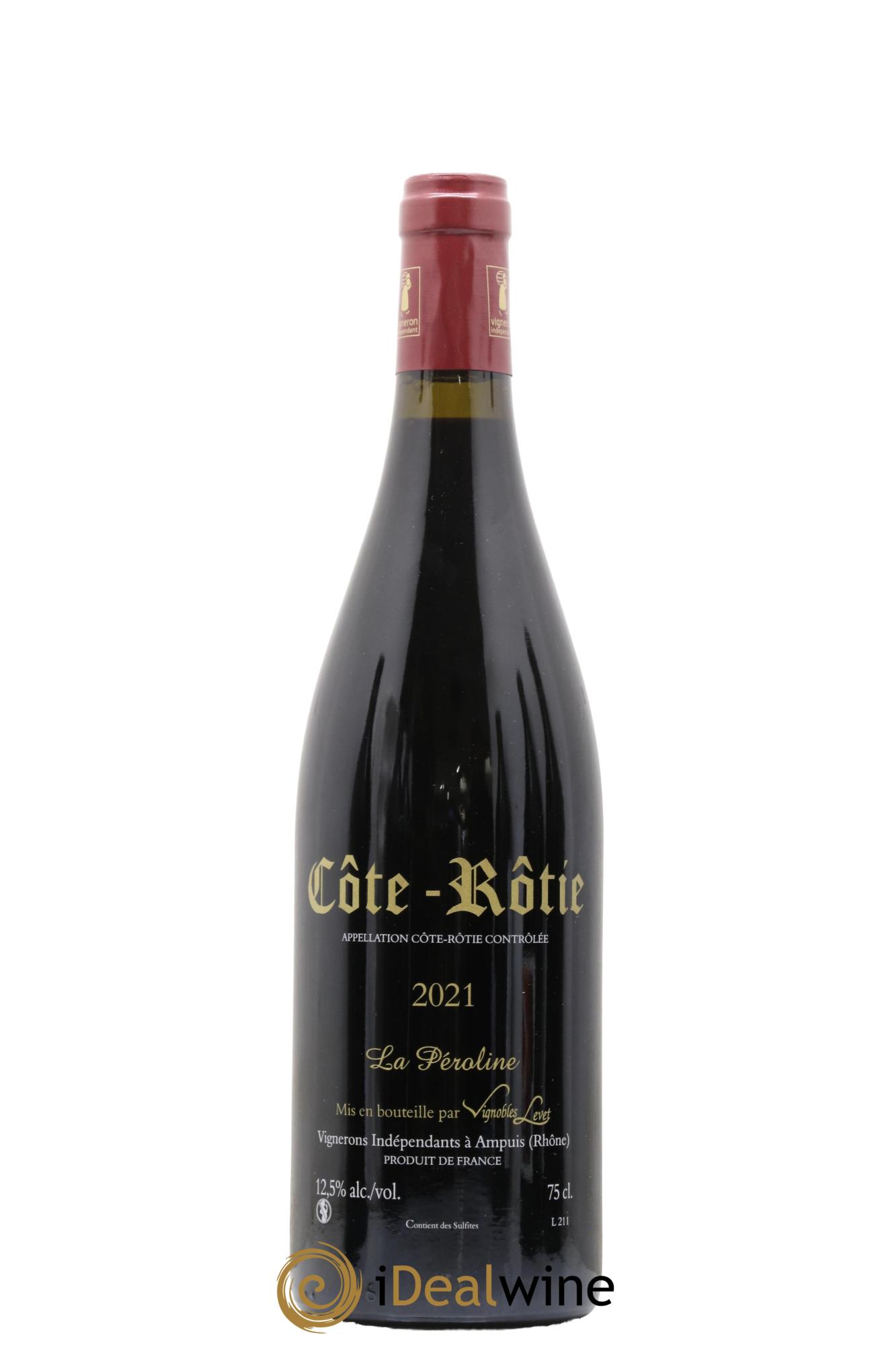 Côte-Rôtie La Péroline Vignobles Levet 2021 - Lot de 1 bouteille - 1