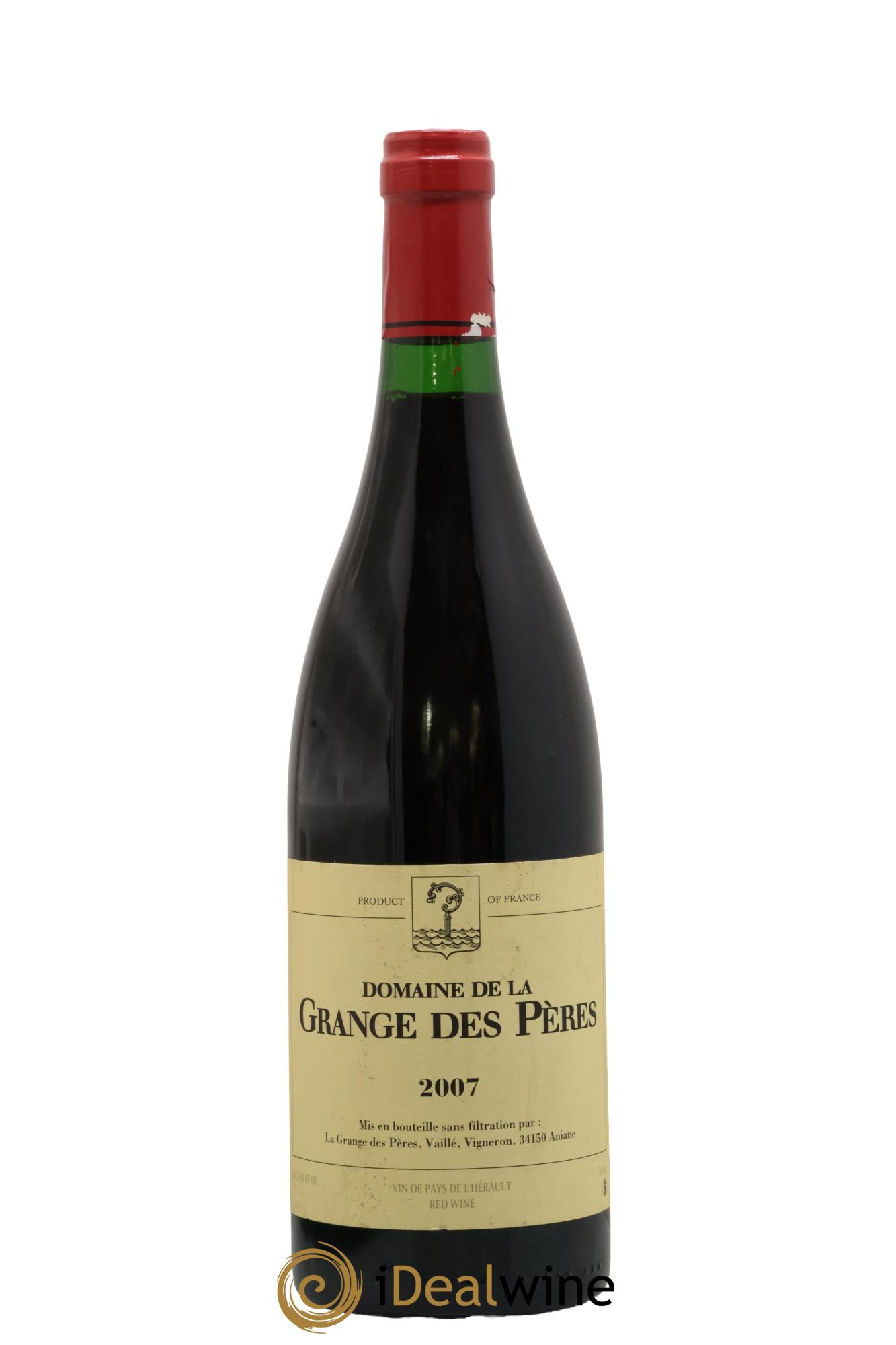 Pays d'Hérault Grange des Pères Laurent Vaillé 2007 - Lot de 1 bouteille - 0