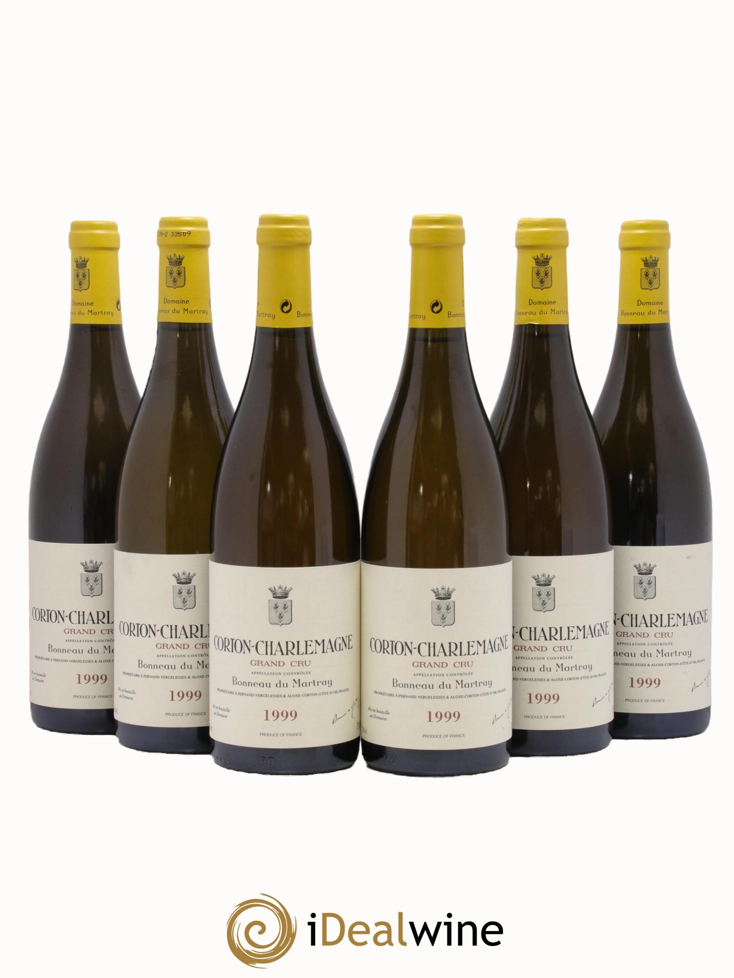 Corton-Charlemagne Grand Cru Bonneau du Martray (Domaine) 1999 - Lot de 6 bouteilles - 0