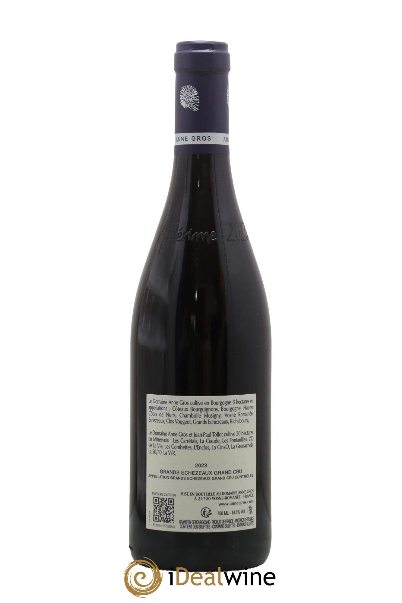 Grands Echezeaux Grand Cru Anne Gros 2023 - Lot of 1 bottle - 1