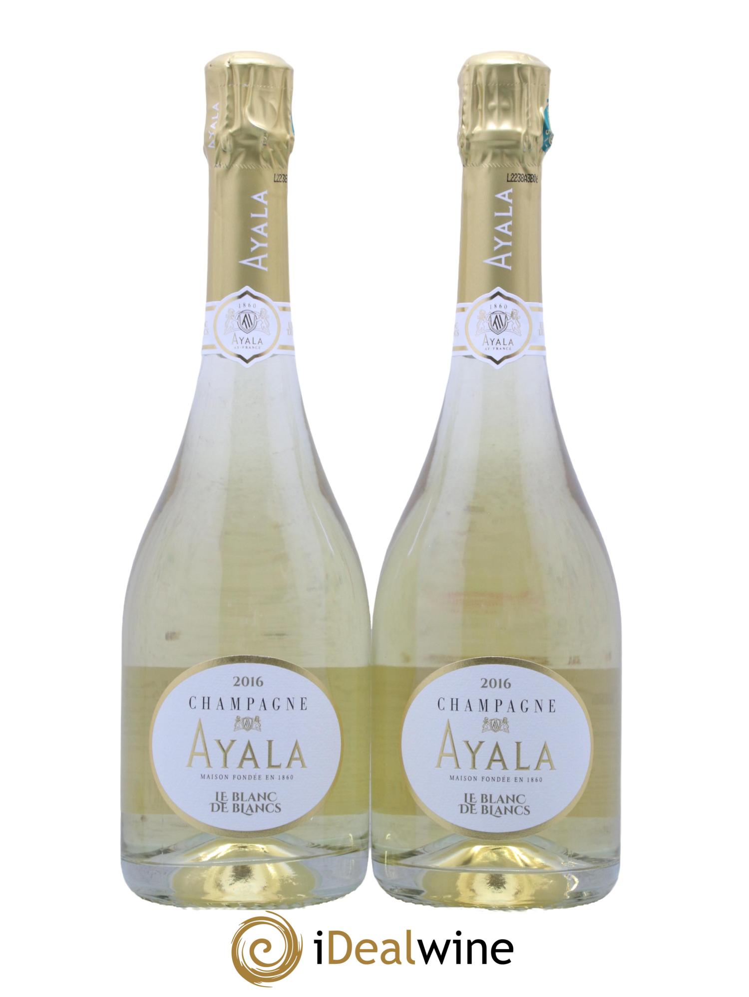 Blanc de Blancs Extra-Brut Ayala 2016 - Lot de 2 bouteilles - 0