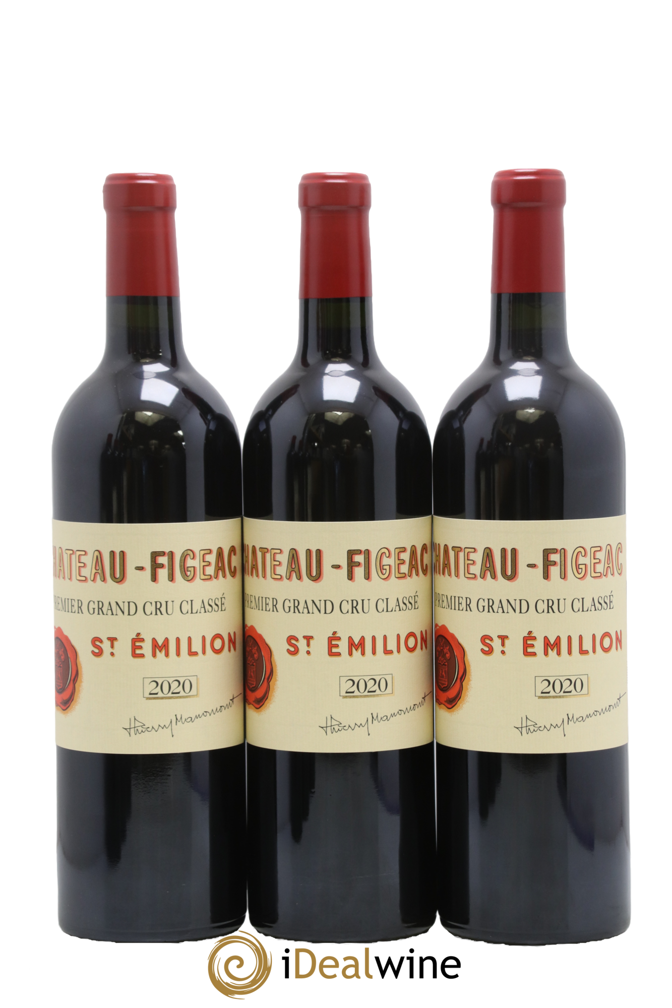 Château Figeac 1er Grand Cru Classé A 2020 - Lot of 6 bottles - 1