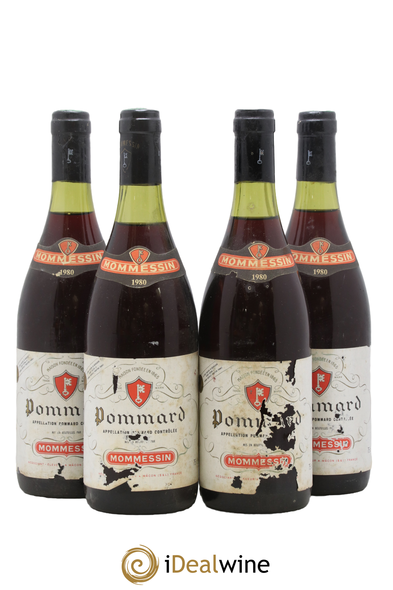 Pommard Mommessin 1980 - Lot de 4 bouteilles - 0
