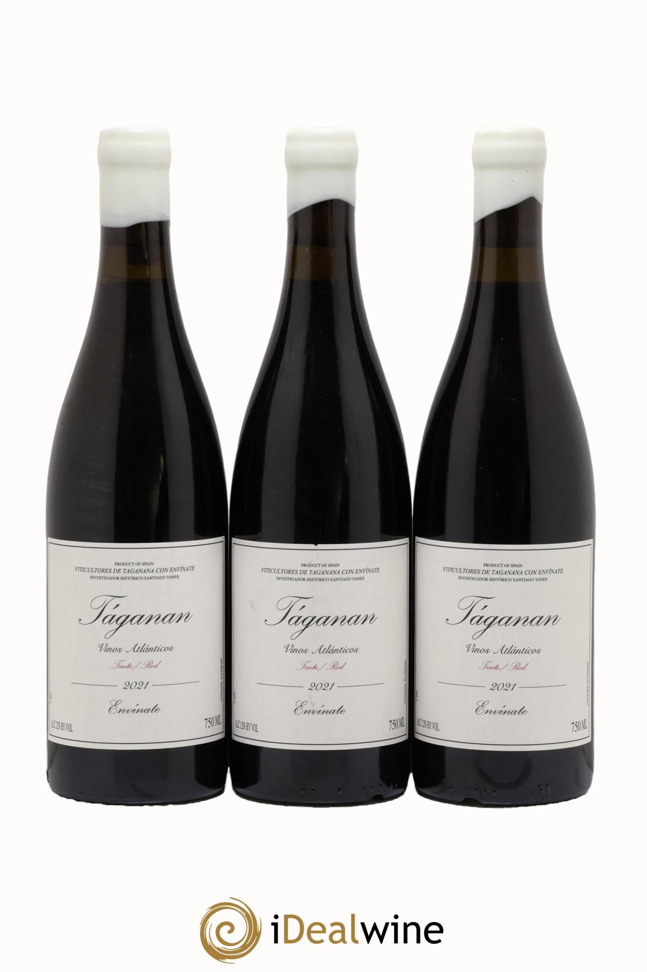 Vinos Atlánticos Táganan Tinto Envinate 2021 - Lot de 3 bouteilles - 0