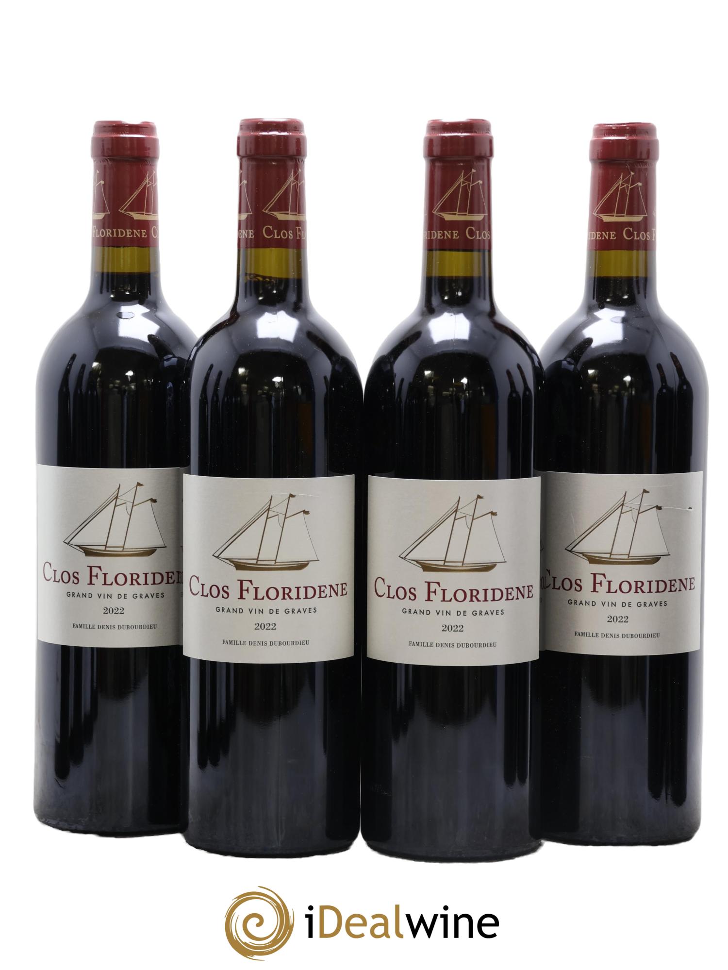 Clos Floridène 2022 - Lot of 4 bottles - 0