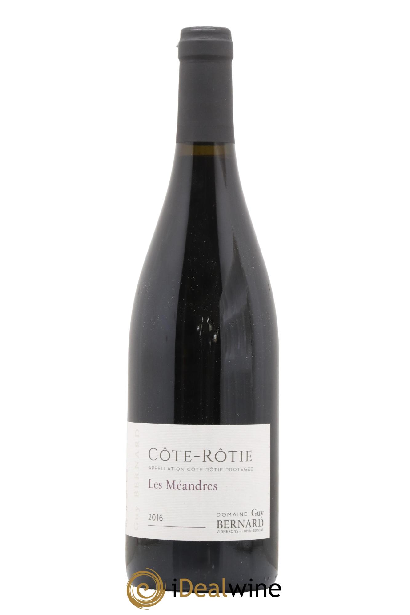 Côte-Rôtie Les Méandres Guy Bernard (Domaine) 2016 - Lot de 1 bouteille - 0