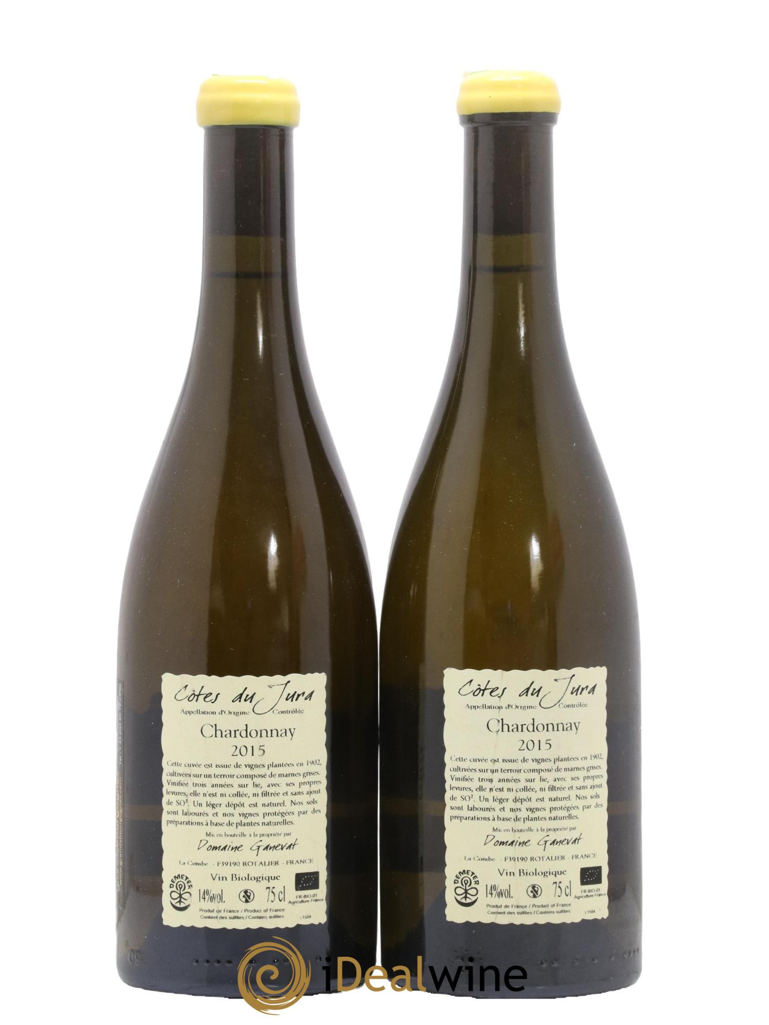 Côtes du Jura Les Chalasses Vieilles Vignes Jean-François Ganevat (Domaine) 2015 - Lot de 2 bouteilles - 1